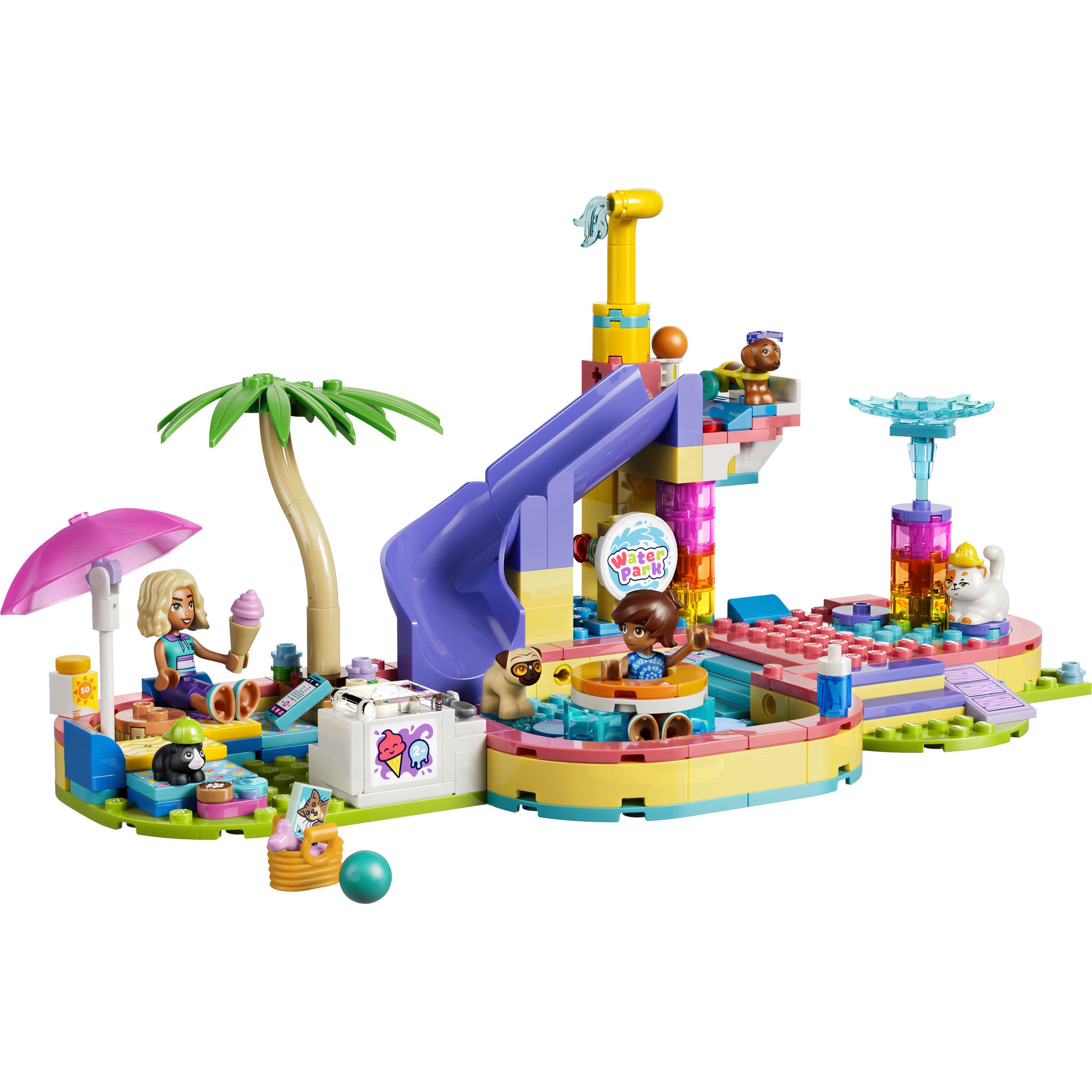 Assembled LEGO 42676 Friends Fun Water Park Day Set