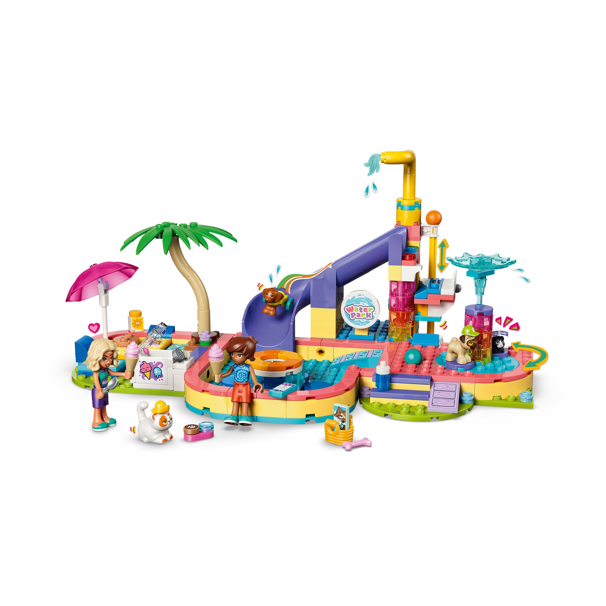 Assembled LEGO 42676 Friends Fun Water Park Day Set