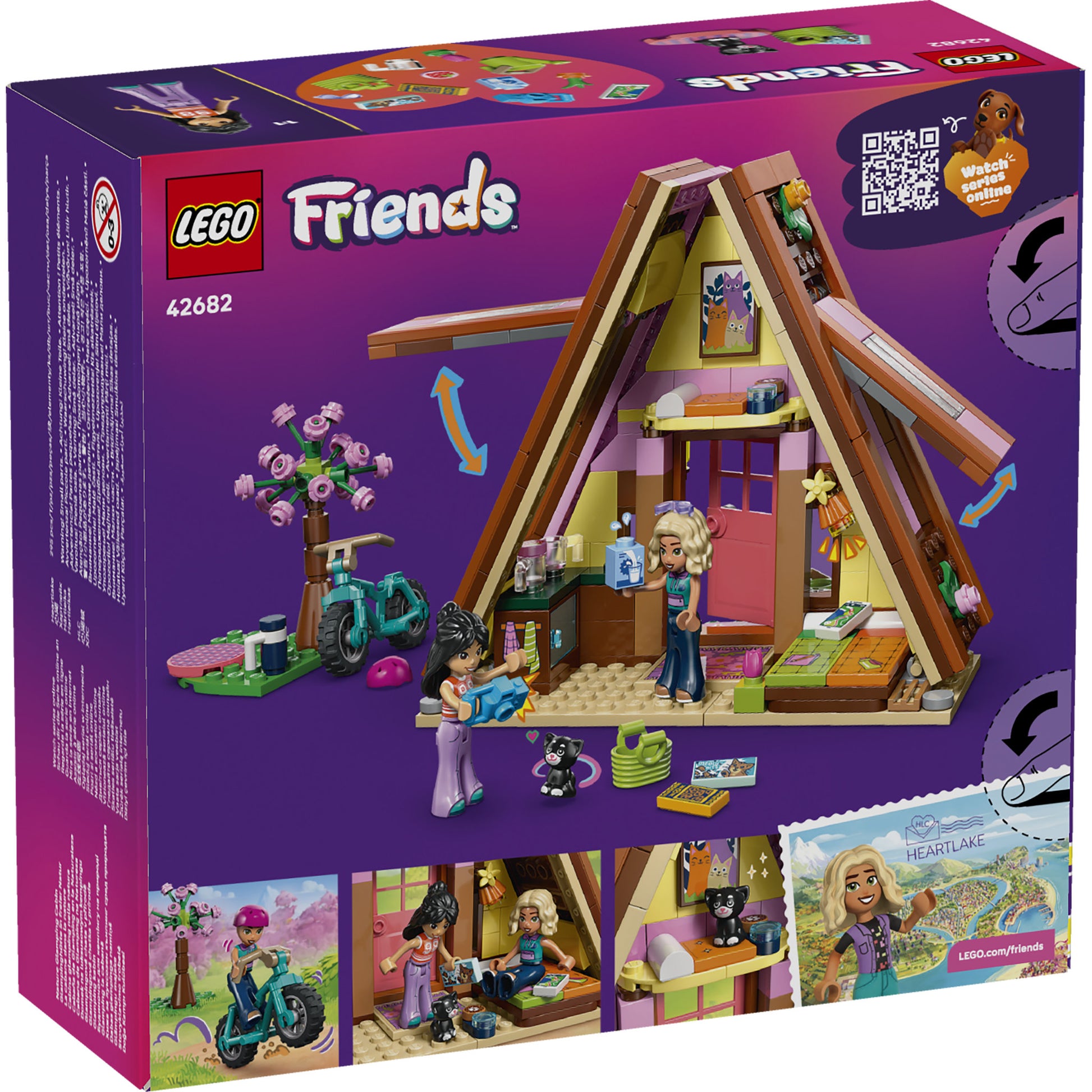 LEGO 42682 Friends Nature Glamping Cabin Set in packaging
