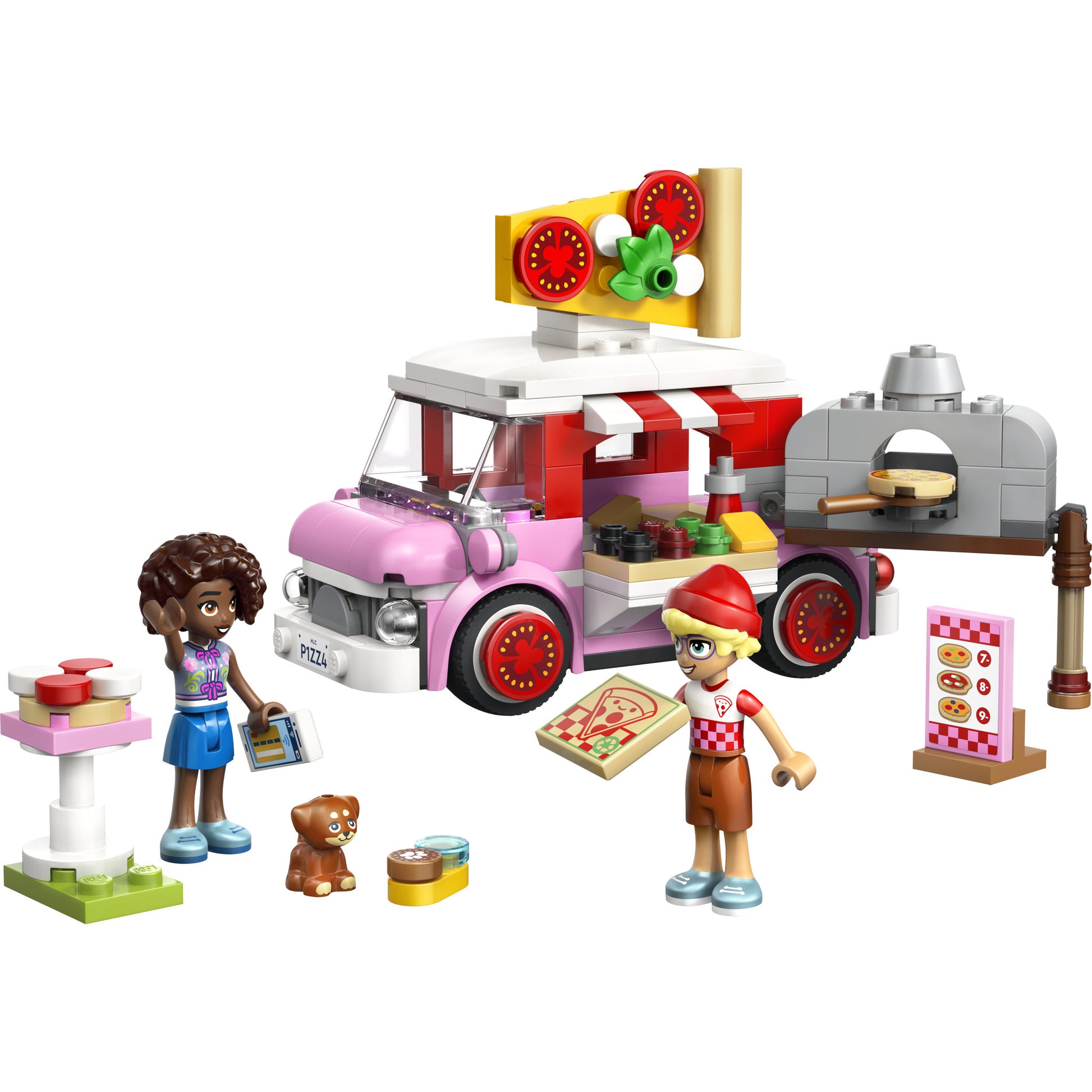 Assembled LEGO 42694 Friends Pizza Truck Set