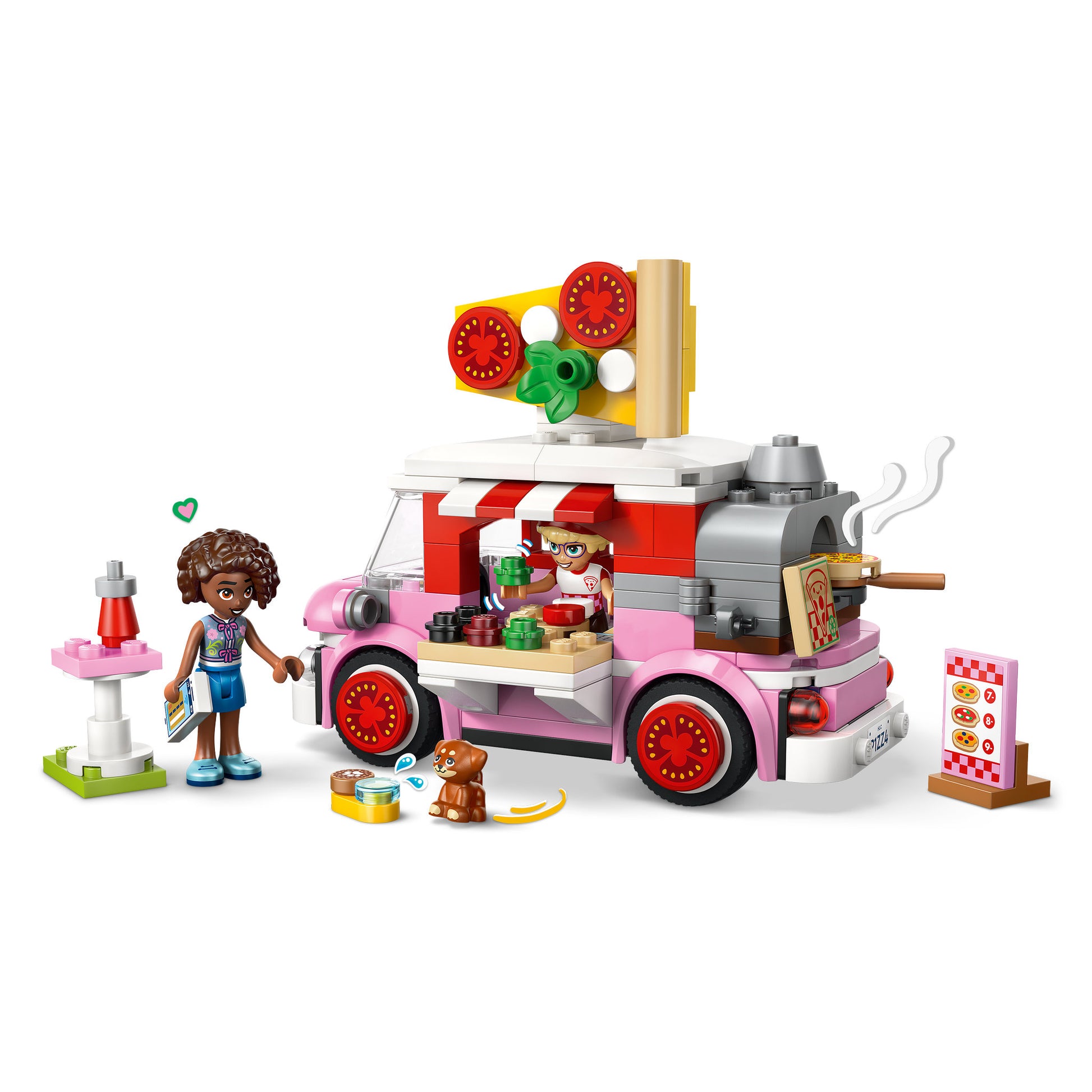 Assembled LEGO 42694 Friends Pizza Truck Set
