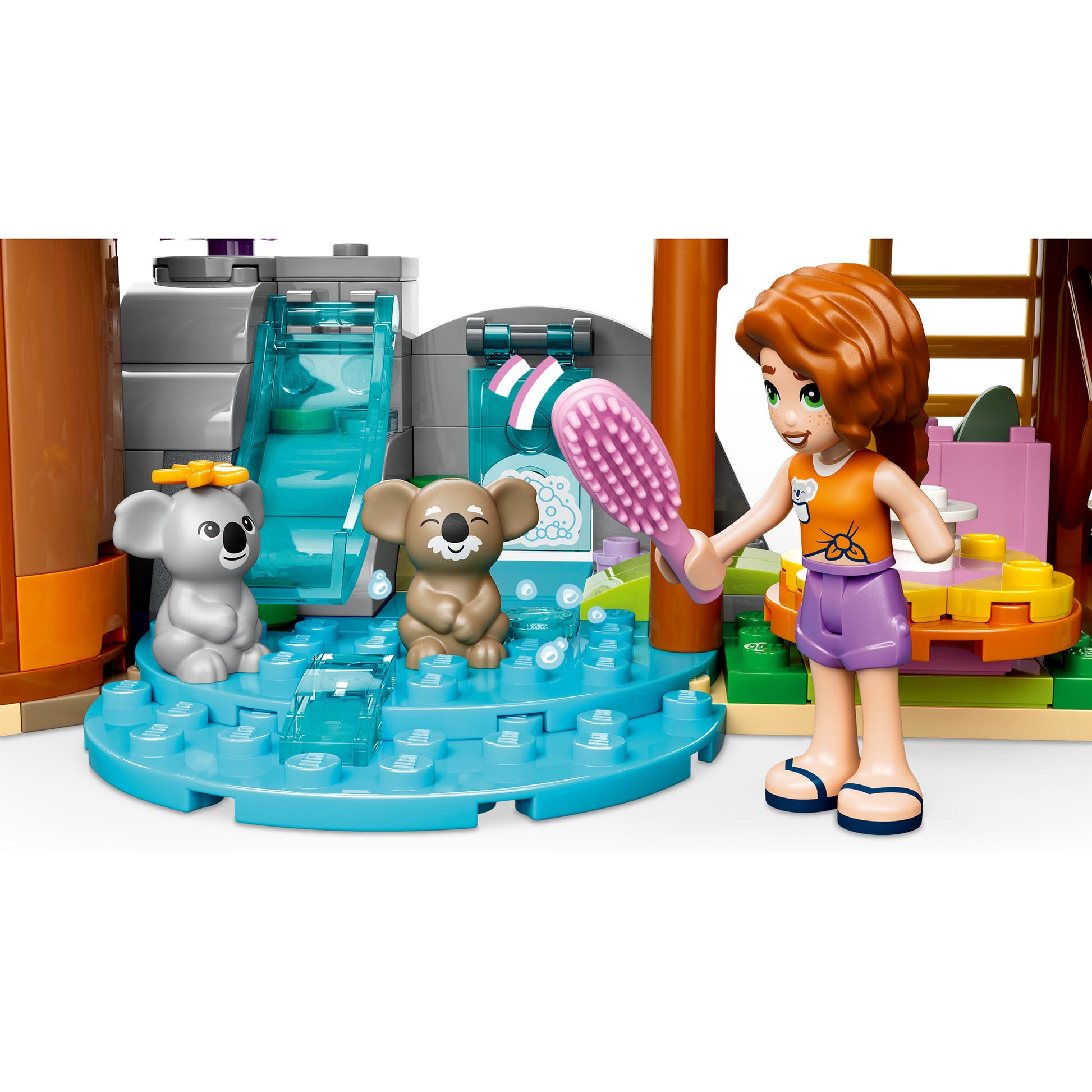 Bathe the koalas, in the LEGO 42701 Friends Koala Habitat and Care Centre Set