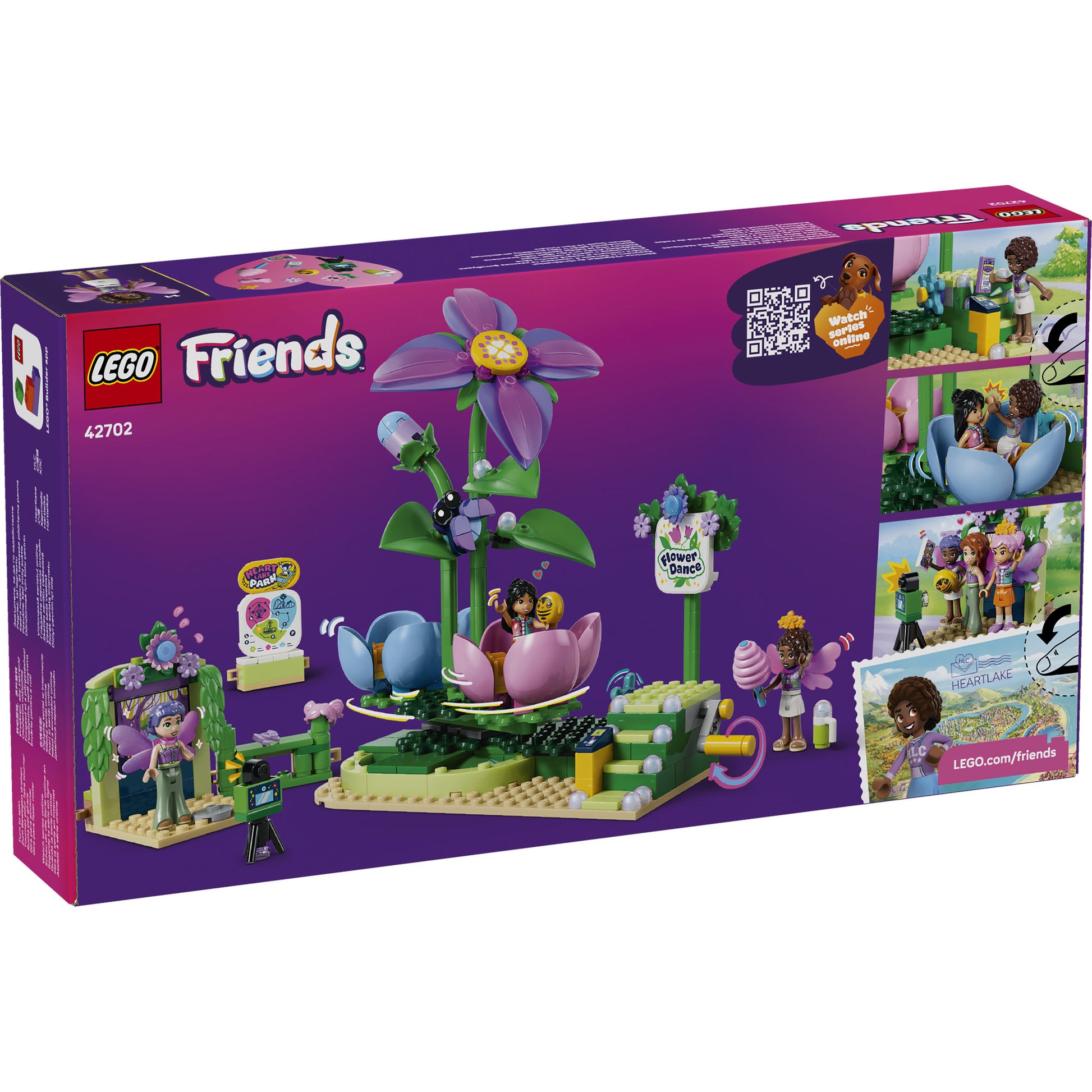 LEGO 42702 Friends Spinning Flower & Fairy Teacup Ride Set in packaging