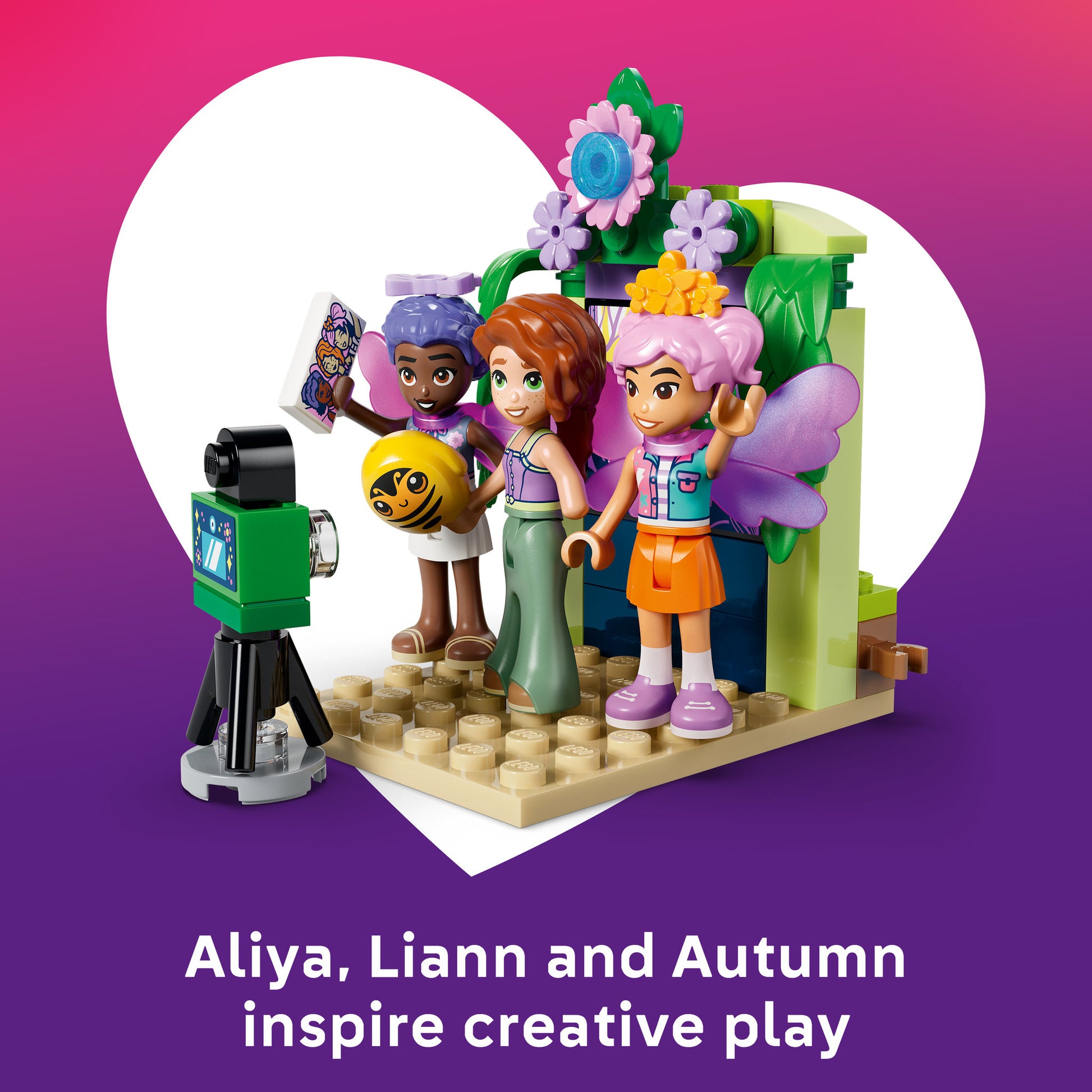 Photobooth in the LEGO 42702 Friends Spinning Flower & Fairy Teacup Ride Set