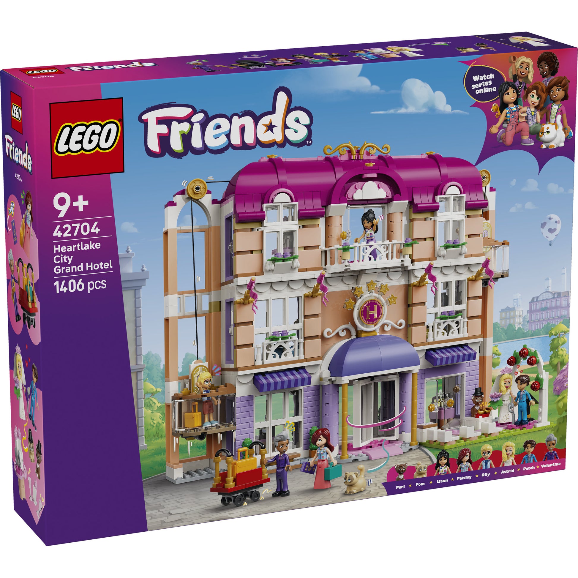 LEGO 42704 Friends Heartlake City Grand Hotel Set in packaging