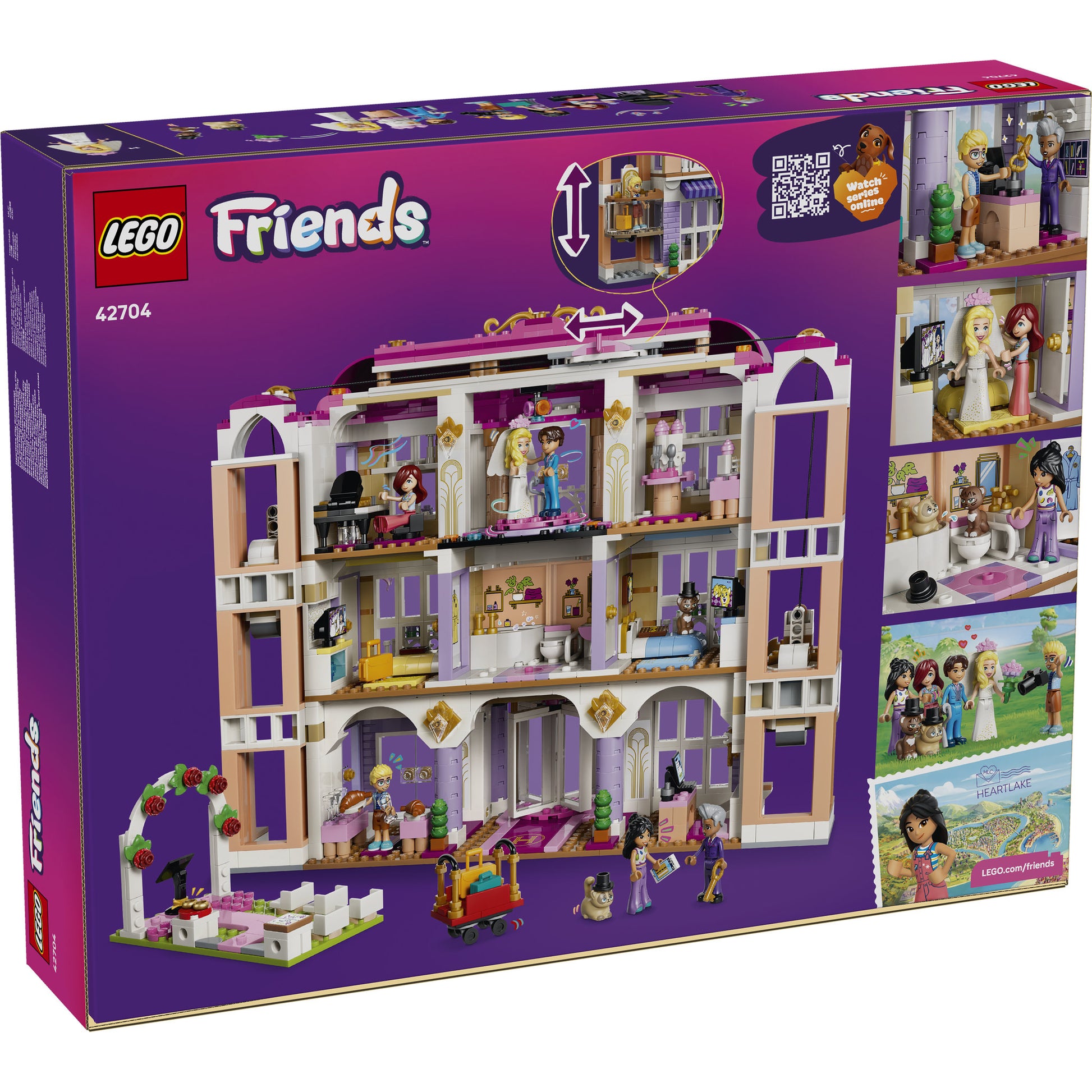 LEGO 42704 Friends Heartlake City Grand Hotel Set in packaging