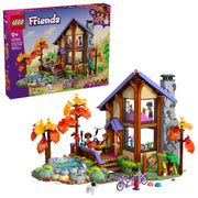LEGO 42705 Friends Cosy Autumn Forest Cabin Set assembled, and in packaging