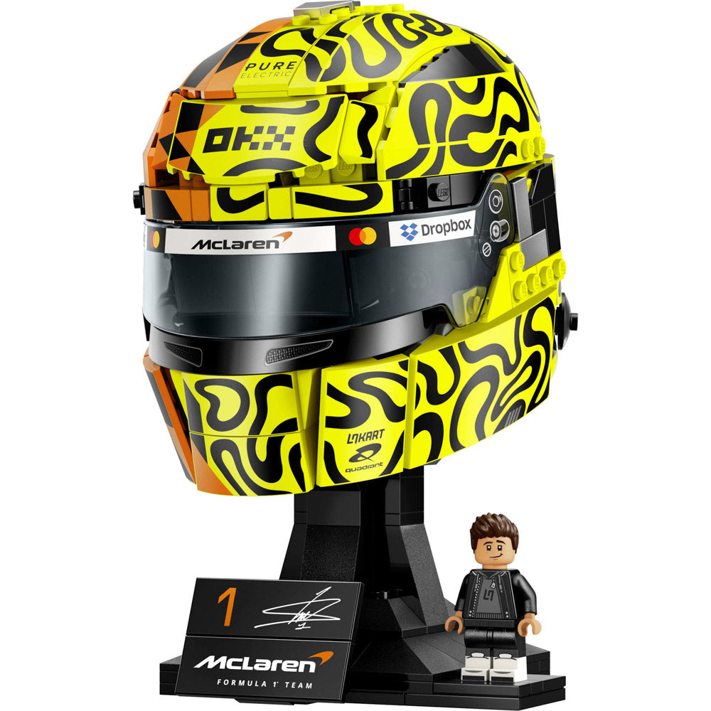 Assembled LEGO 43023 McLaren Mastercard F1 Team Lando Norris Helmet set