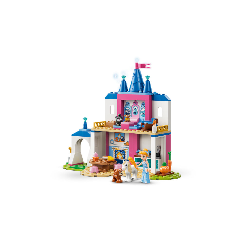 Assembled LEGO 43283  Disney Princess Cinderella Animal Friends Castle Set, at distance