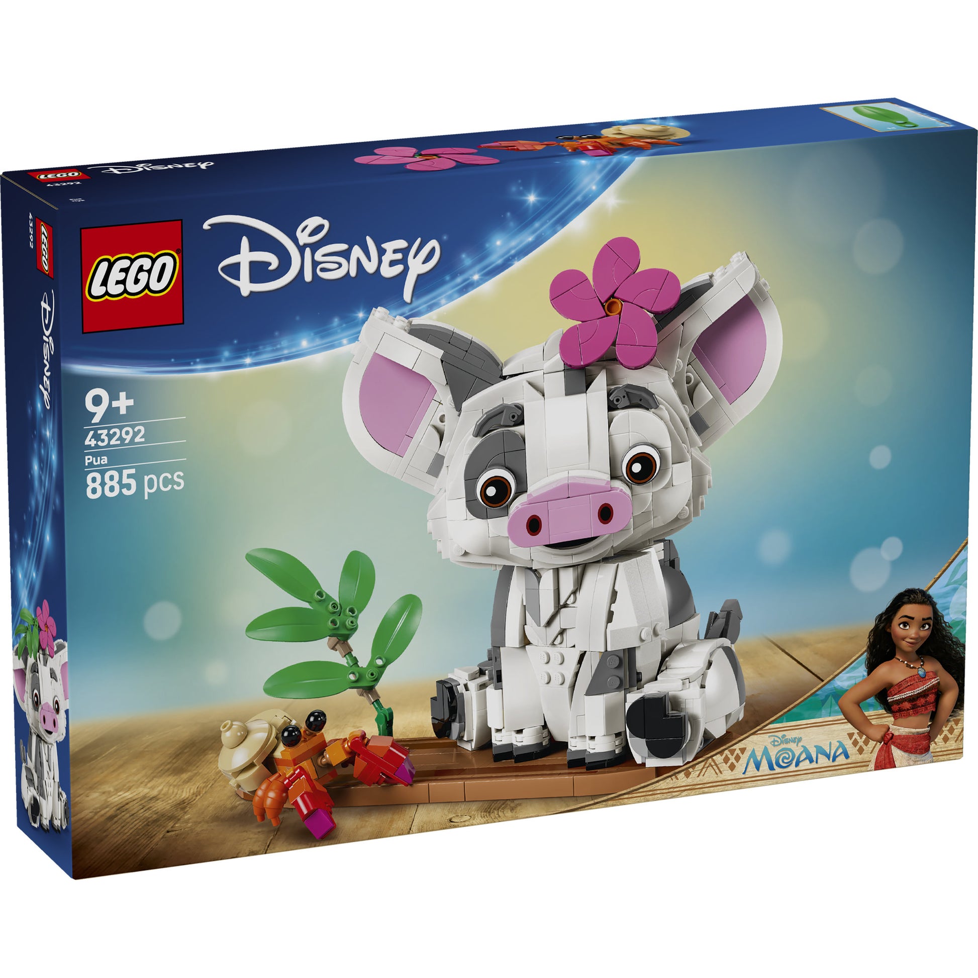 LEGO 43292 Moana Disney Princess Pua Pig Set in packaging