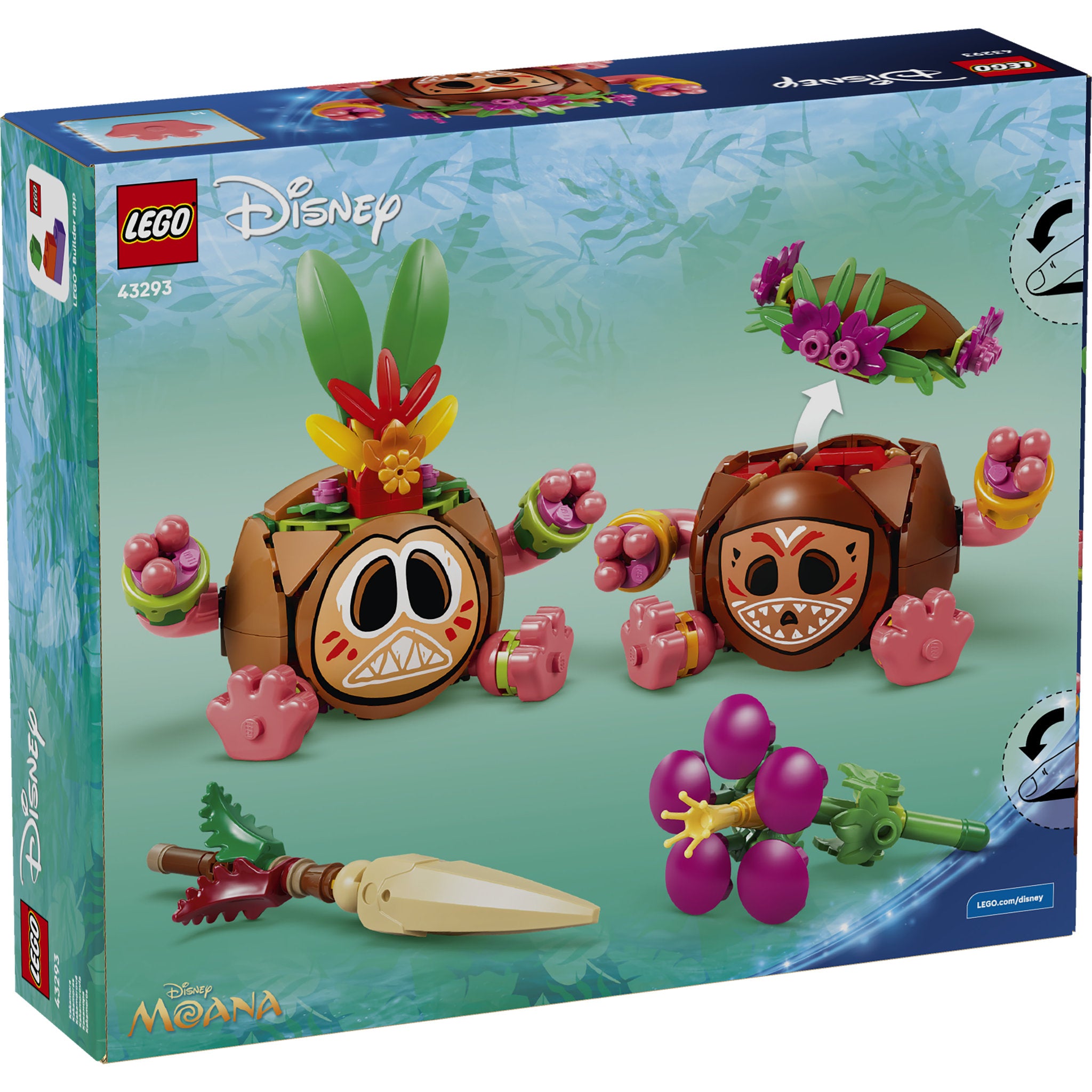 LEGO 43293 Moana Disney Princess Kakamora Set in packaging