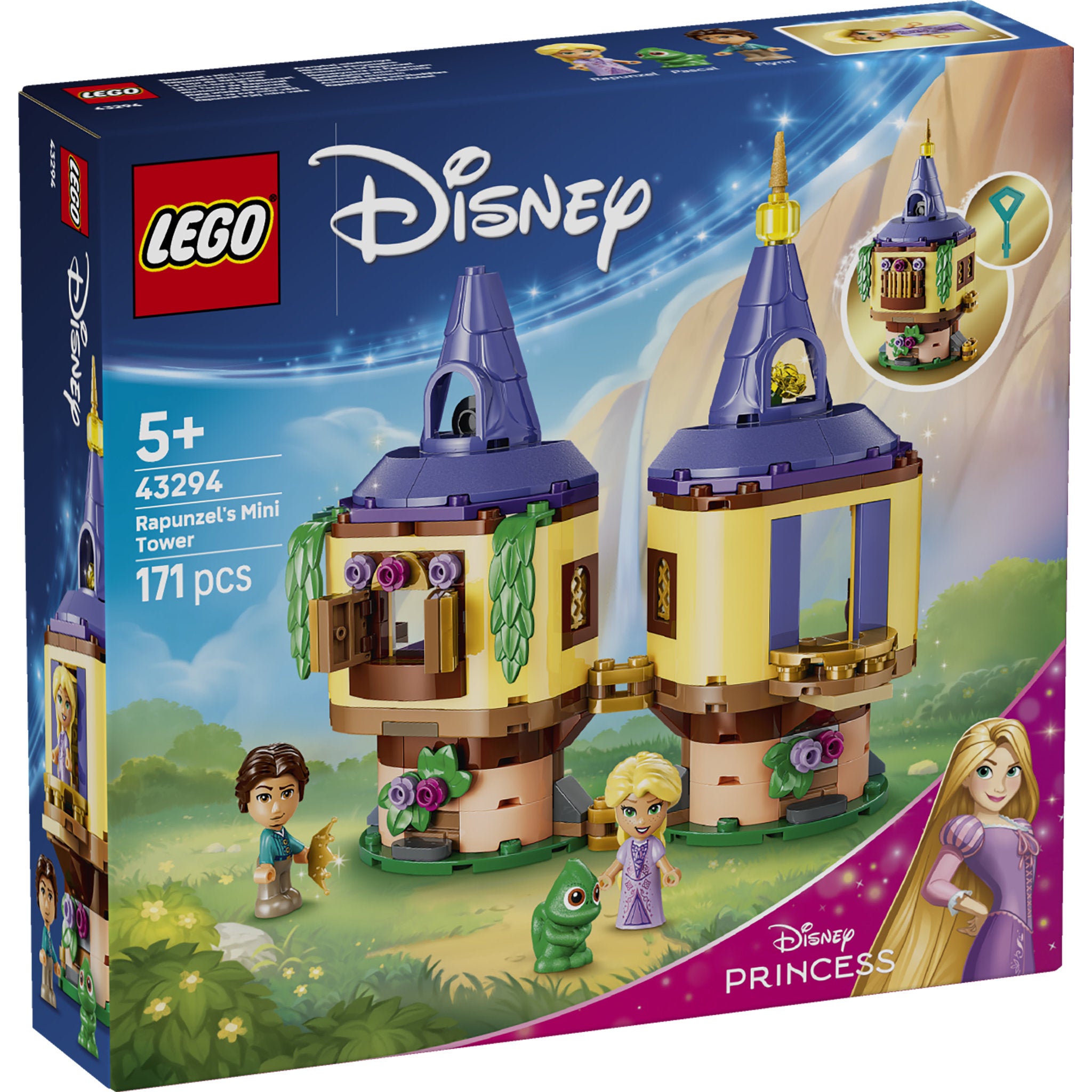 LEGO 43294 Disney Princess Rapunzel's Mini Tower Set in packaging
