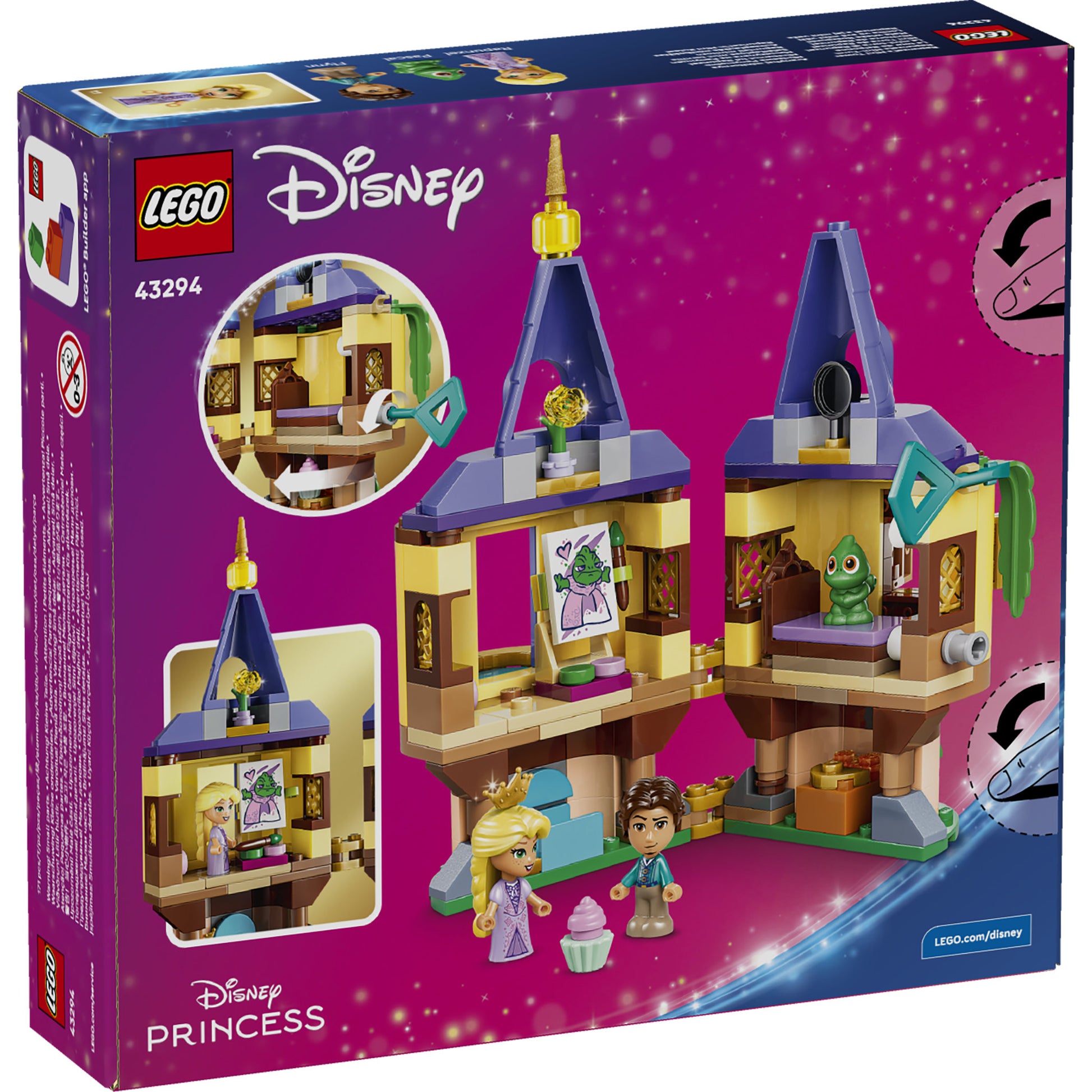 LEGO 43294 Disney Princess Rapunzel's Mini Tower Set in packaging