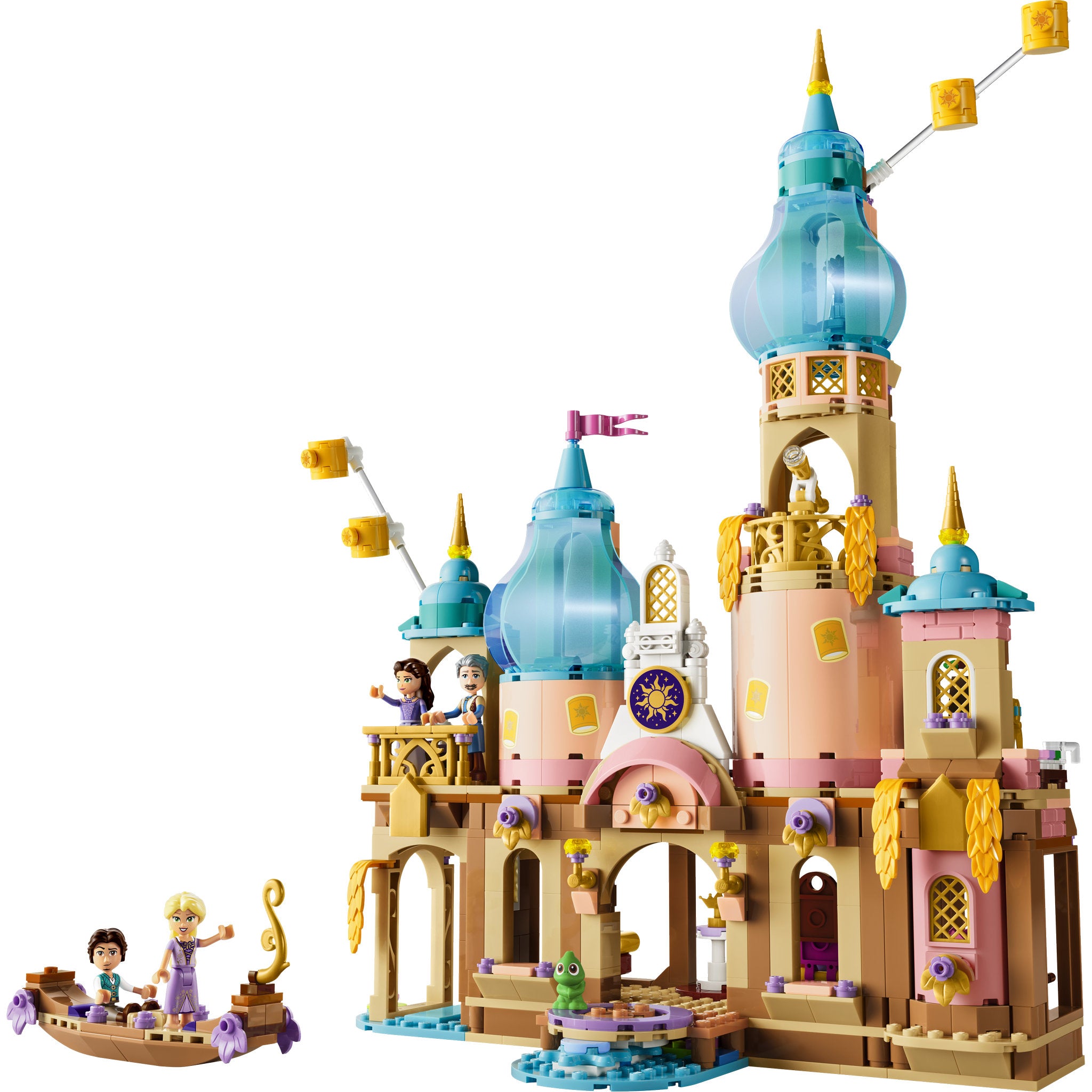 Assembled LEGO 43297 Disney Princess Rapunzel's Castle Set