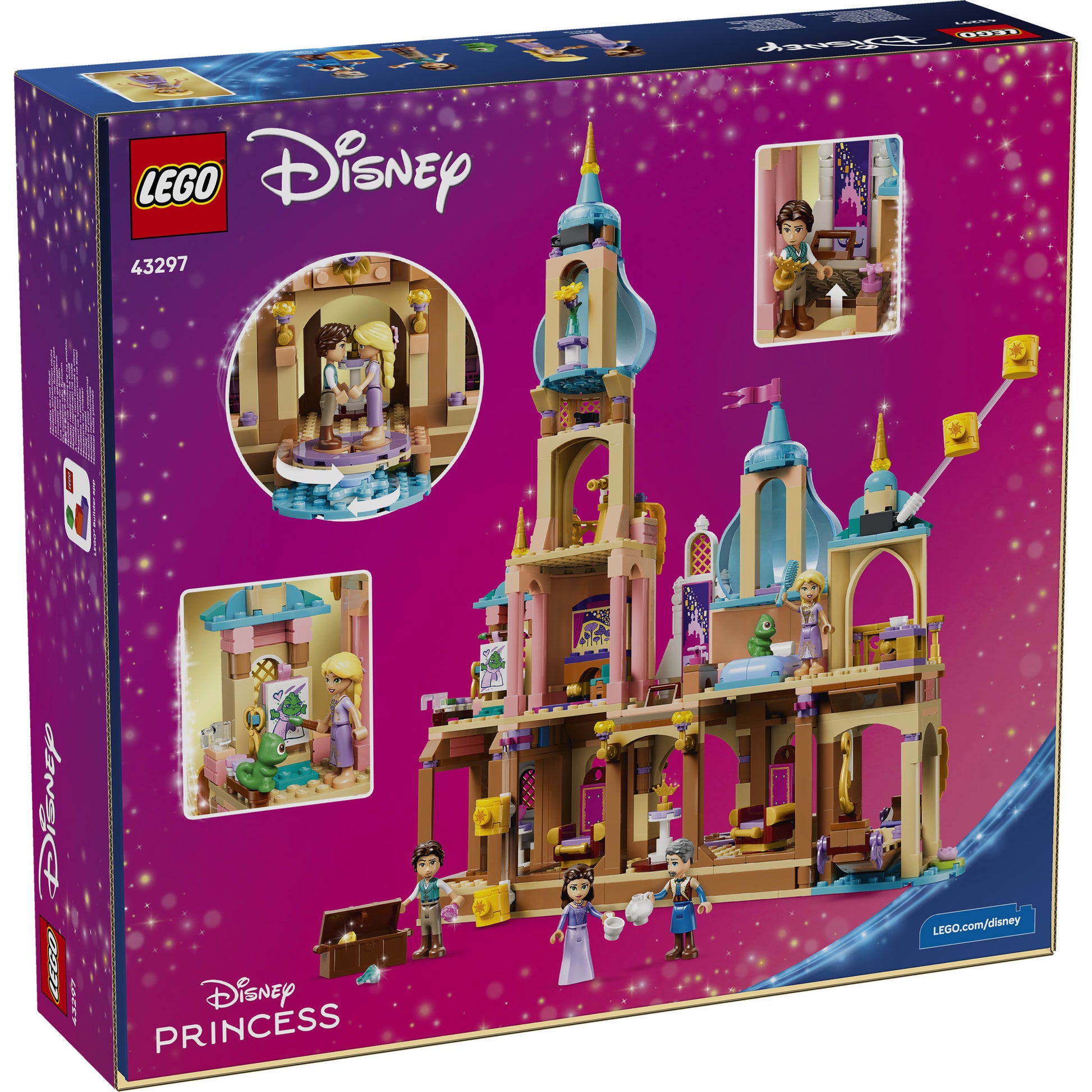LEGO 43297 Disney Princess Rapunzel's Castle Set in packaging
