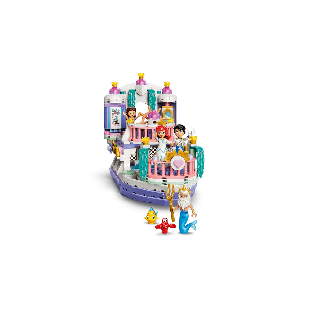 LEGO 43299 Disney Princess Ariel's Royal Wedding Boat Set assembled