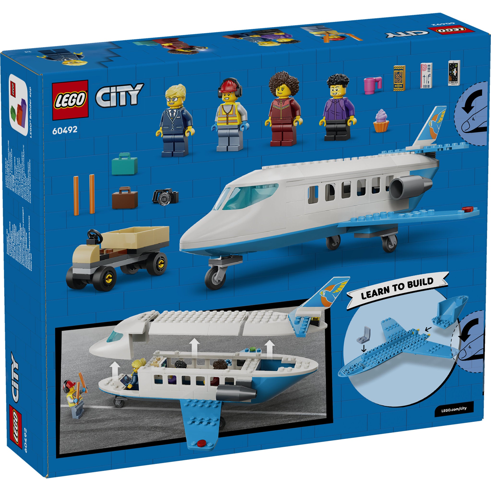LEGO 60492 City Passenger Jet Set in packaging