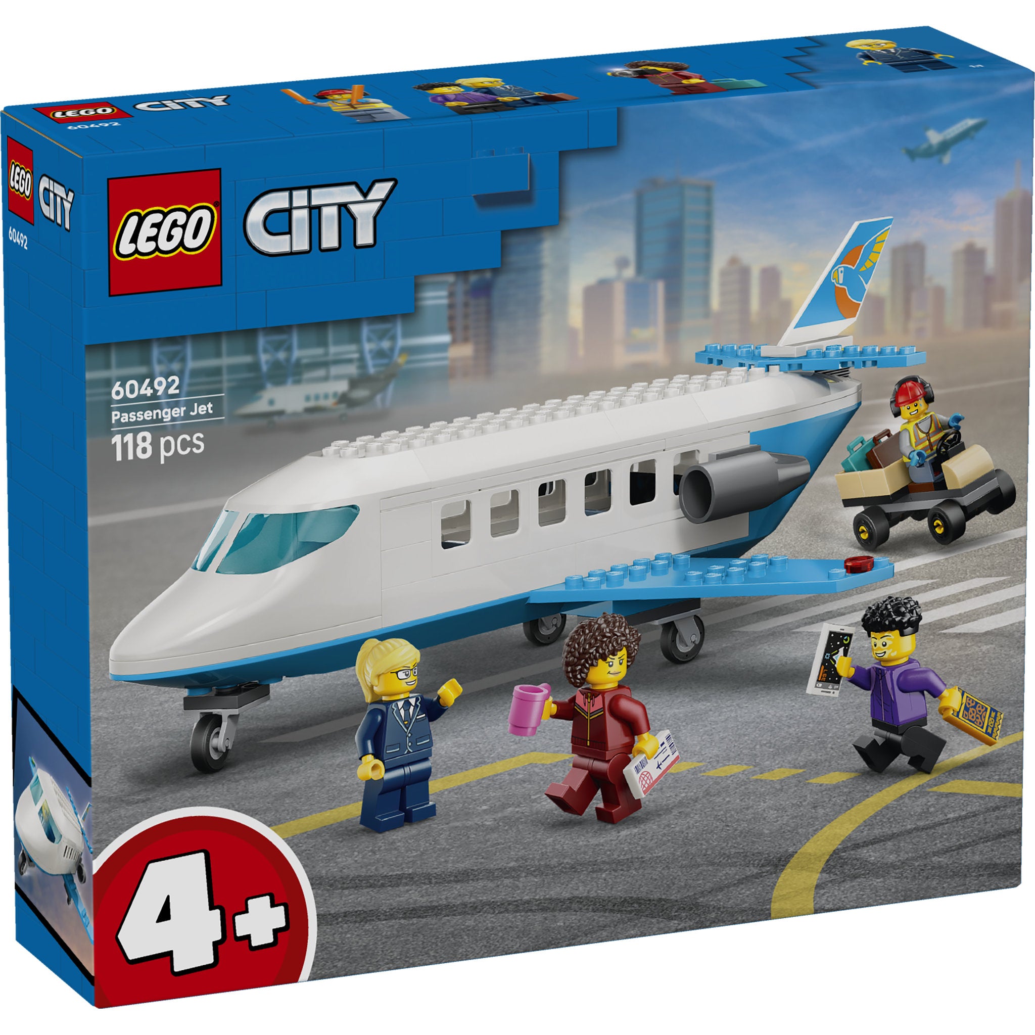 LEGO 60492 City Passenger Jet Set in packaging