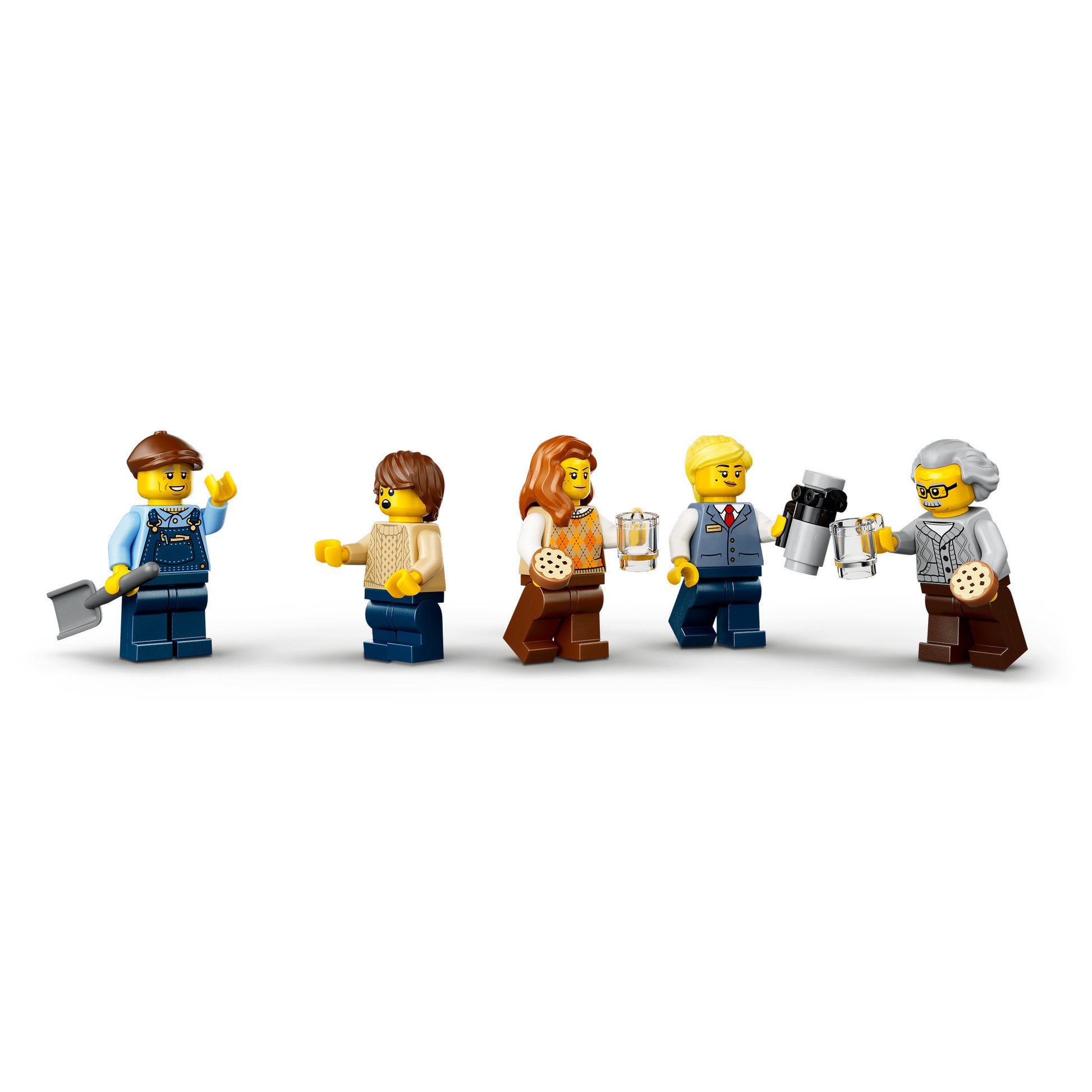 Minifigures in the LEGO 60511 City Vintage Steam Train Set