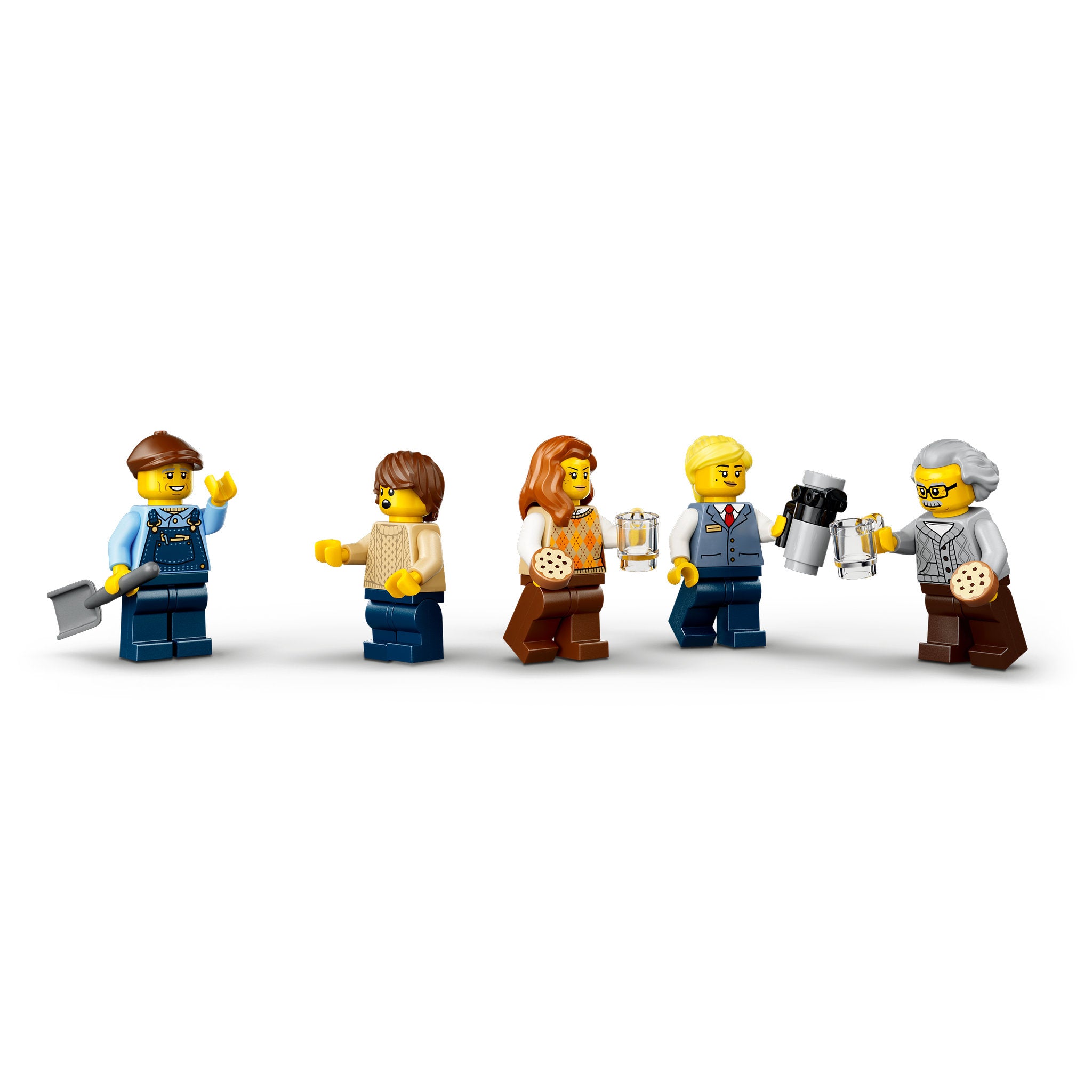 Minifigures in the LEGO 60511 City Vintage Steam Train Set