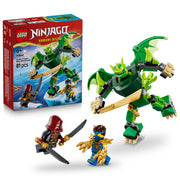 LEGO 71862 NINJAGO Lloyds Dragon Mech Battle Pack Set assembled, and in packaging