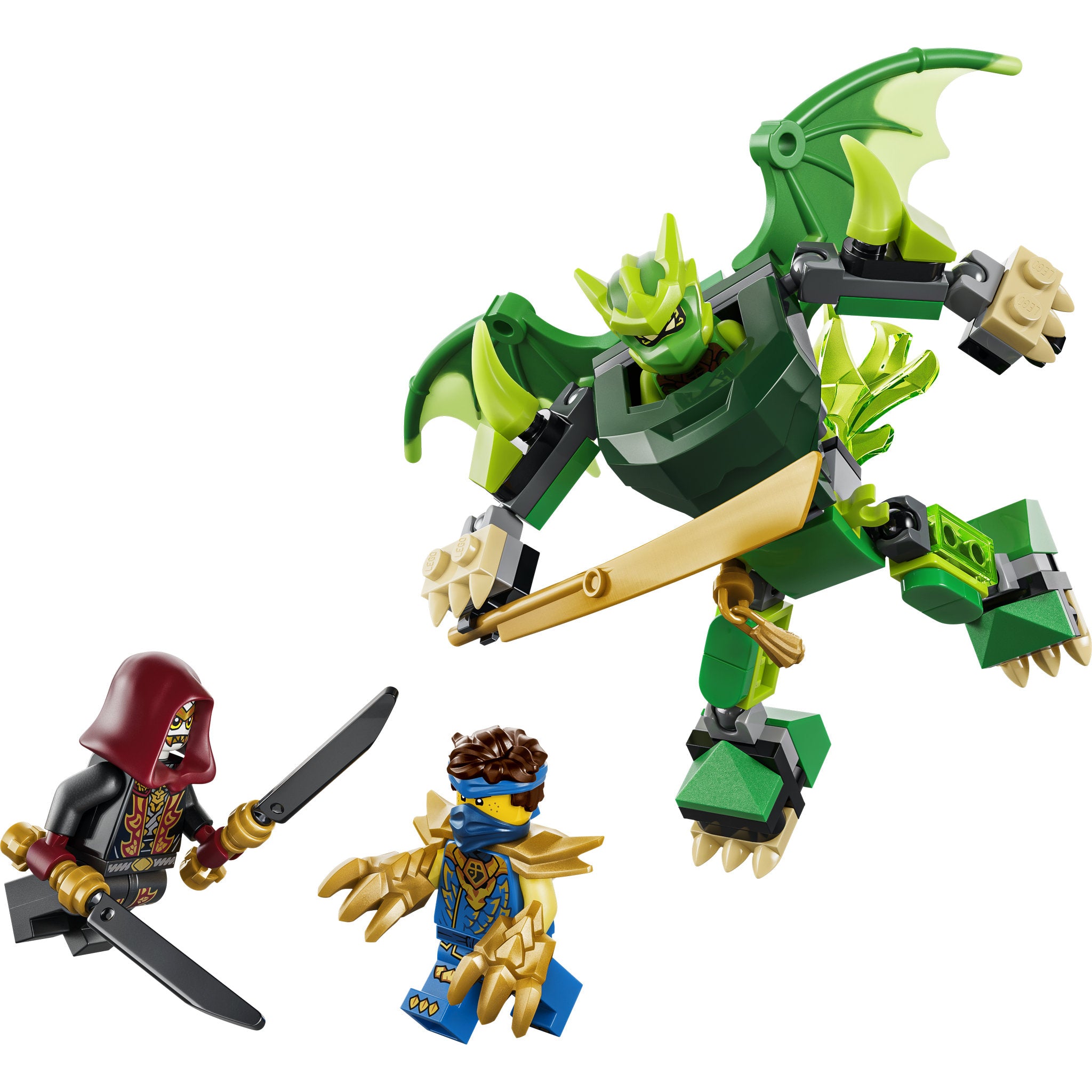 Assembled LEGO 71862 NINJAGO Lloyds Dragon Mech Battle Pack Set