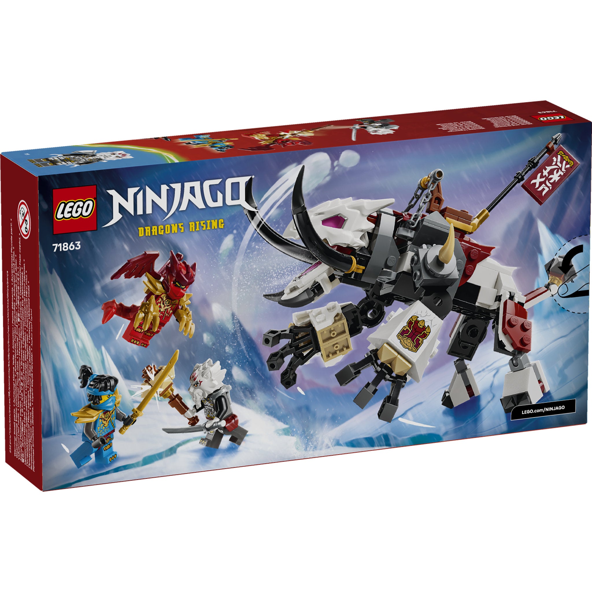 LEGO 71863 NINJAGO Zilvar and Grimtak The Dragon Beast in packaging
