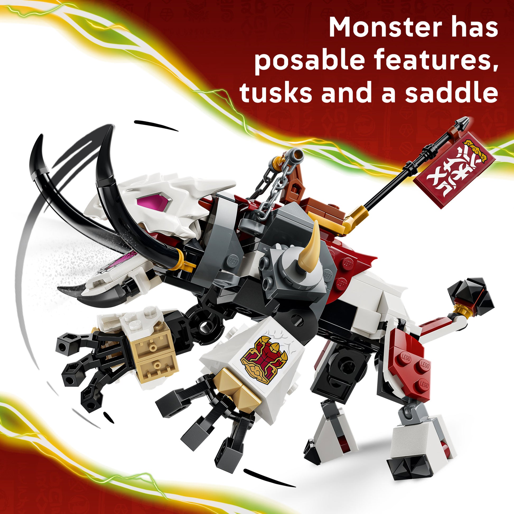 Monster in the LEGO 71863 NINJAGO Zilvar and Grimtak The Dragon Beast