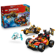 LEGO 71864 NINJAGO Kai and Coles Combiner Vehicles Set assembled, and in packaging