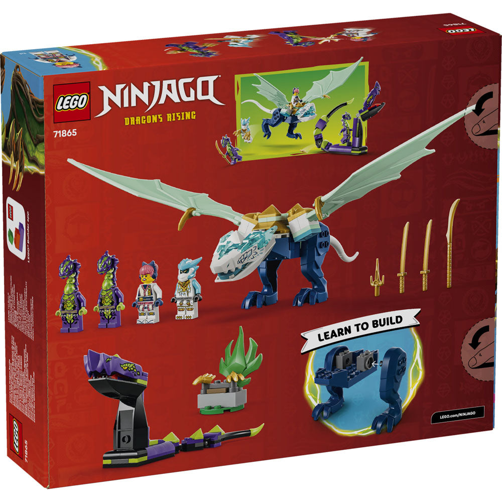 LEGO 71865 NINJAGO Zanes Ice Dragon Battle Set packaging