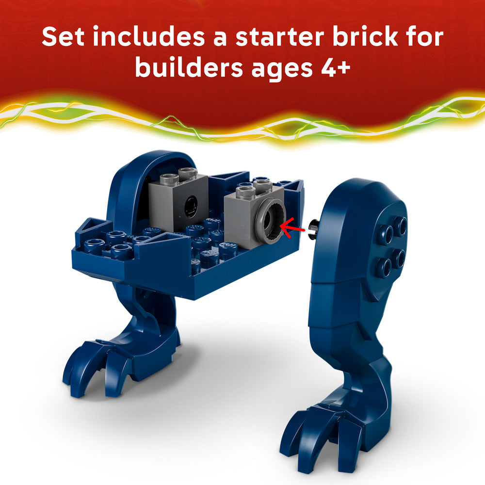 Starter brick in the LEGO 71865 NINJAGO Zanes Ice Dragon Battle Set