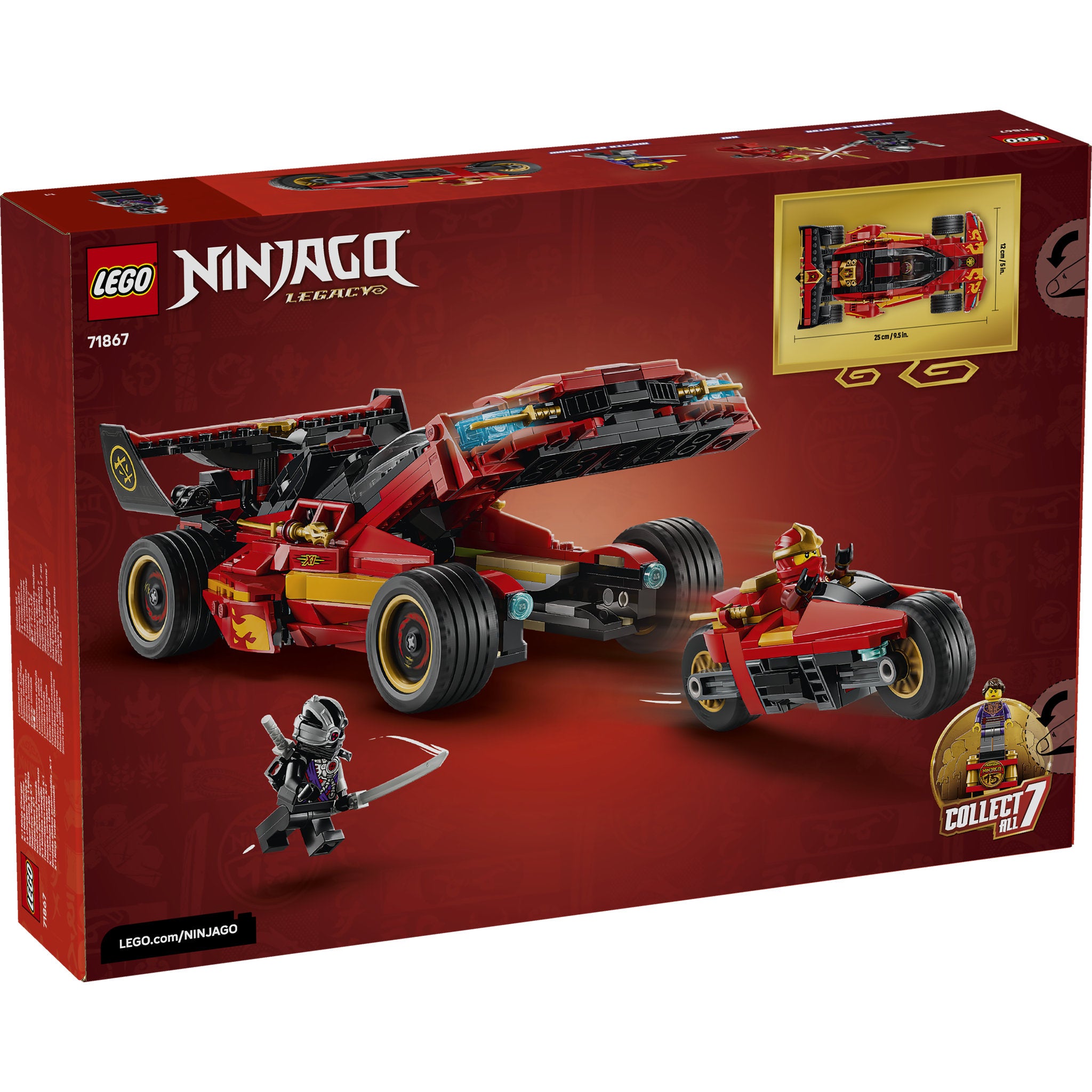 LEGO 71867 NINJAGO X-1 Ninja Charger 15th Anniversary – Toyworld NZ