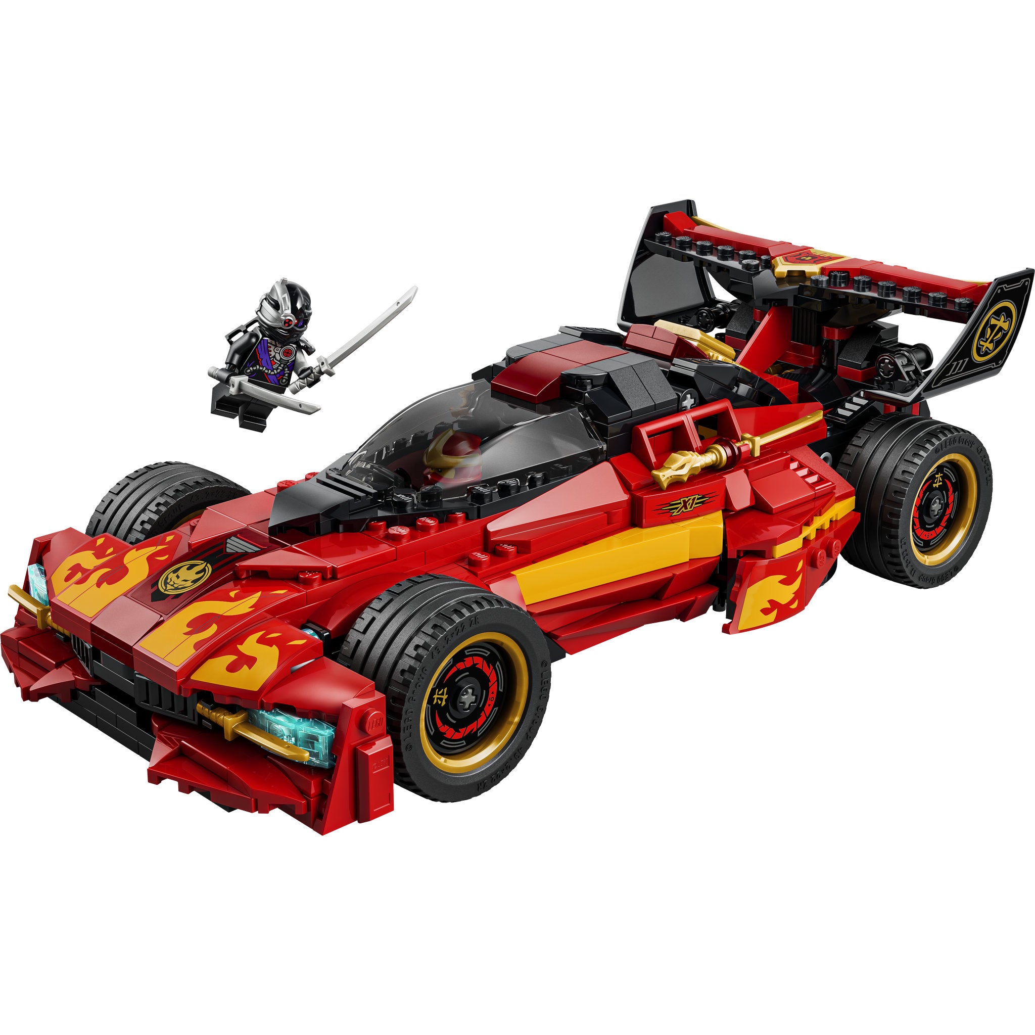 Assembled LEGO 71867 NINJAGO X-1 Ninja Charger 15th Anniversary Set