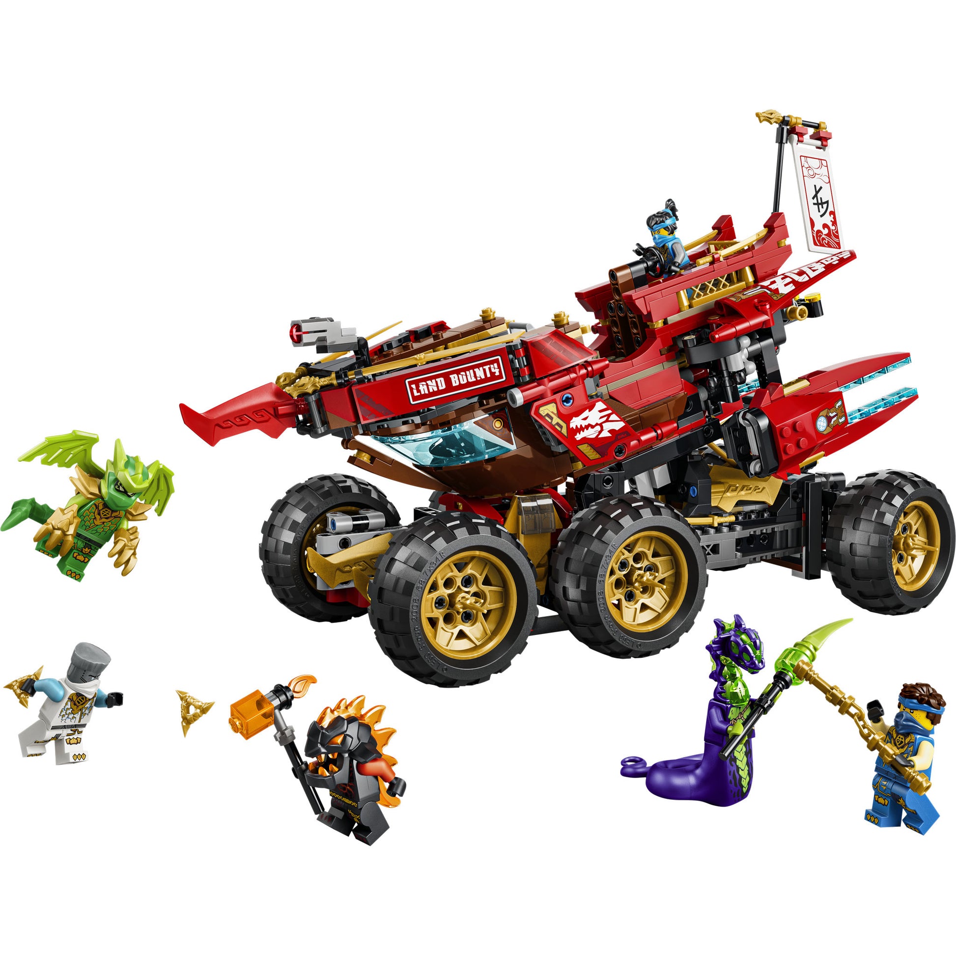 Assembled LEGO 71869 NINJAGO The Land Bounty set