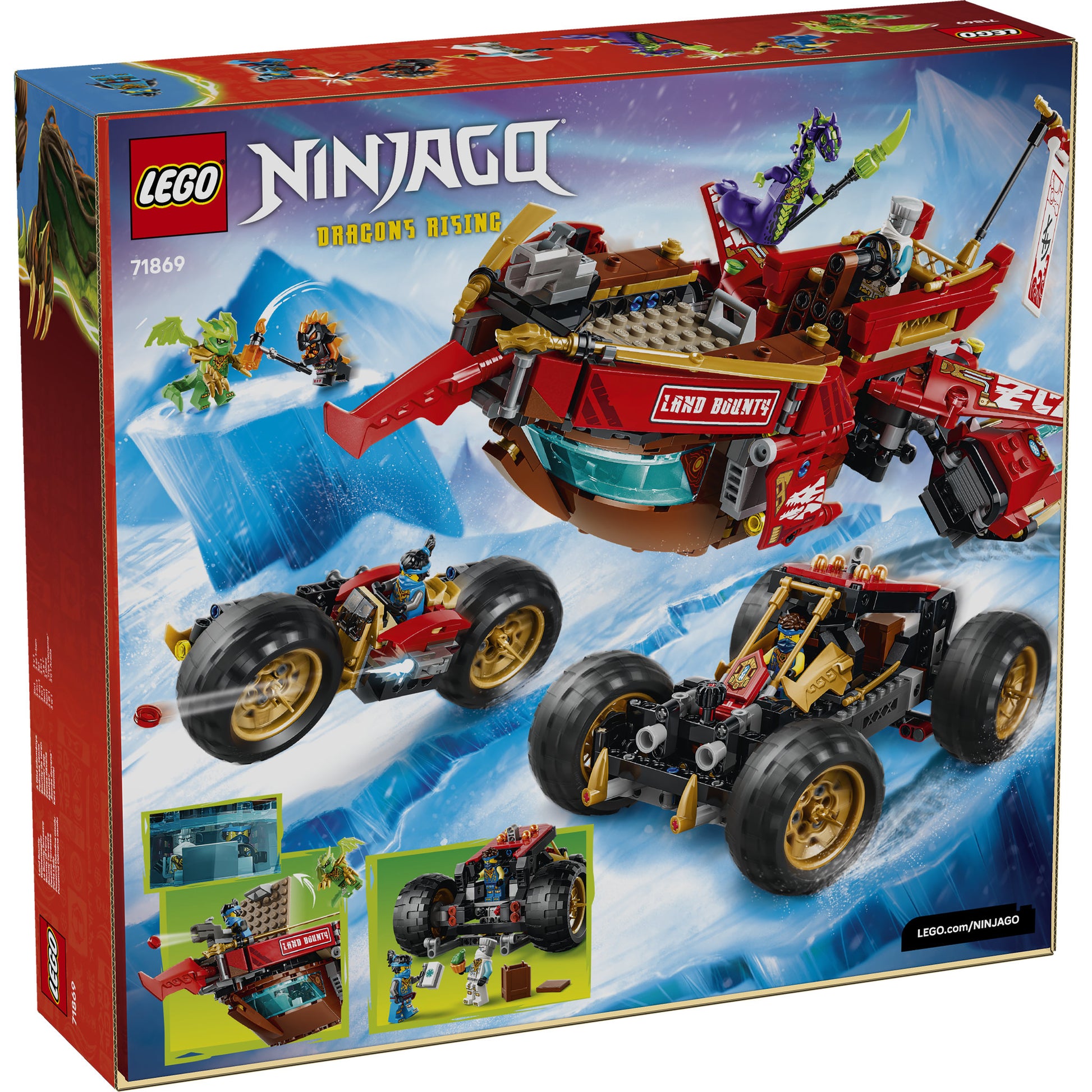 LEGO 71869 NINJAGO The Land Bounty Set in packaging