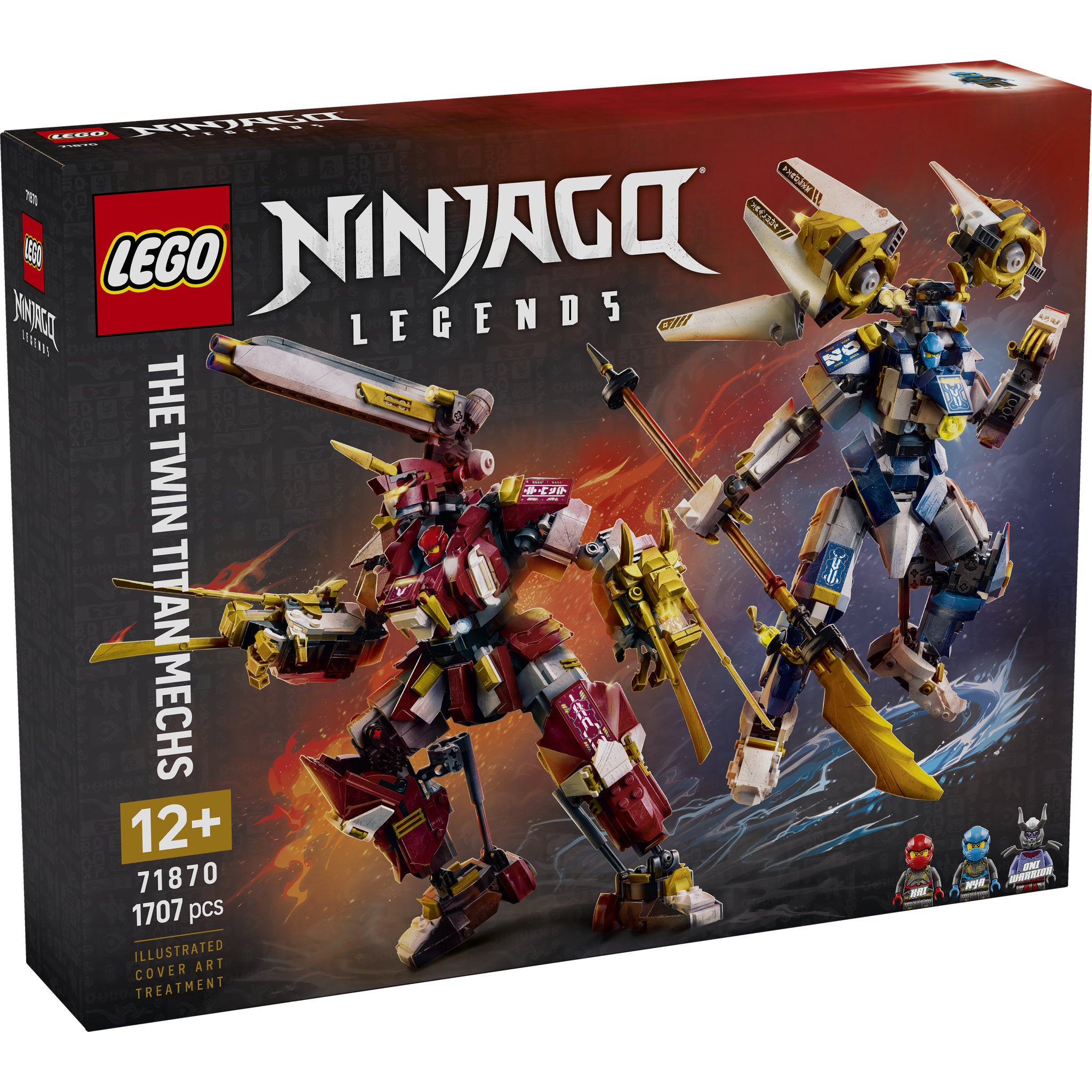 LEGO 71870 NINJAGO The Twin Titan Mechs in packaging