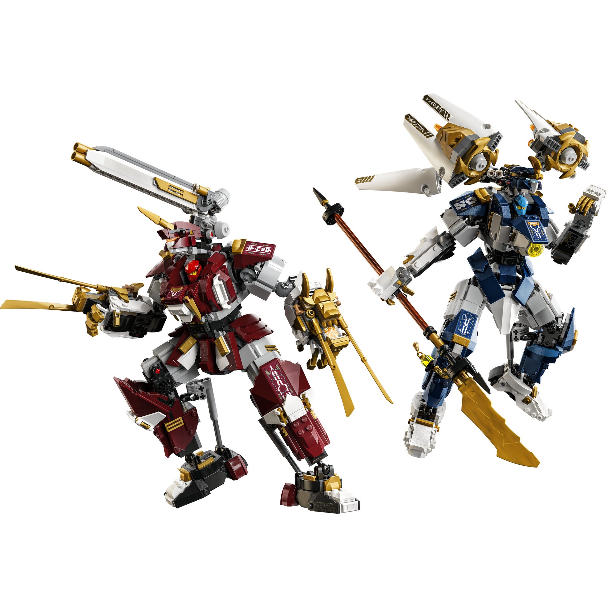 Assembled LEGO 71870 NINJAGO The Twin Titan Mechs