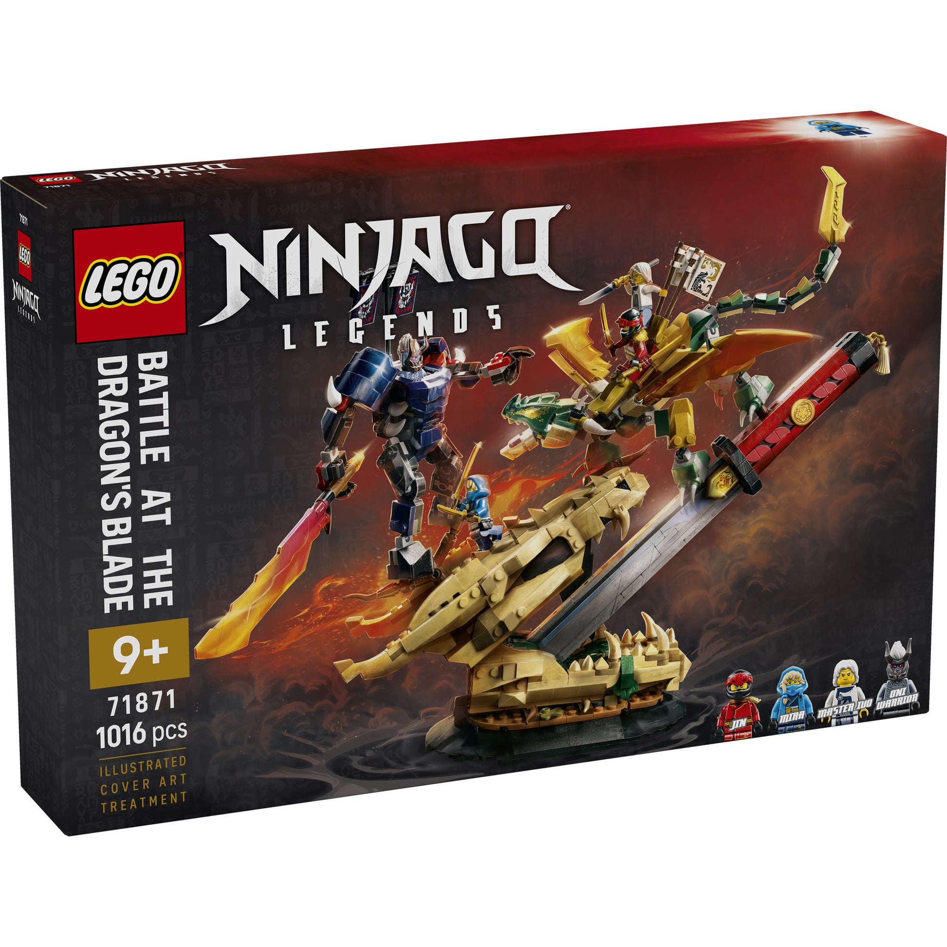 LEGO 71871 NINJAGO Blade Of Time - Dragon & Oni Warrior Set in packaging