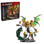 LEGO 71872 NINJAGO Ultra Dragon Battle Set assembled, with packaging