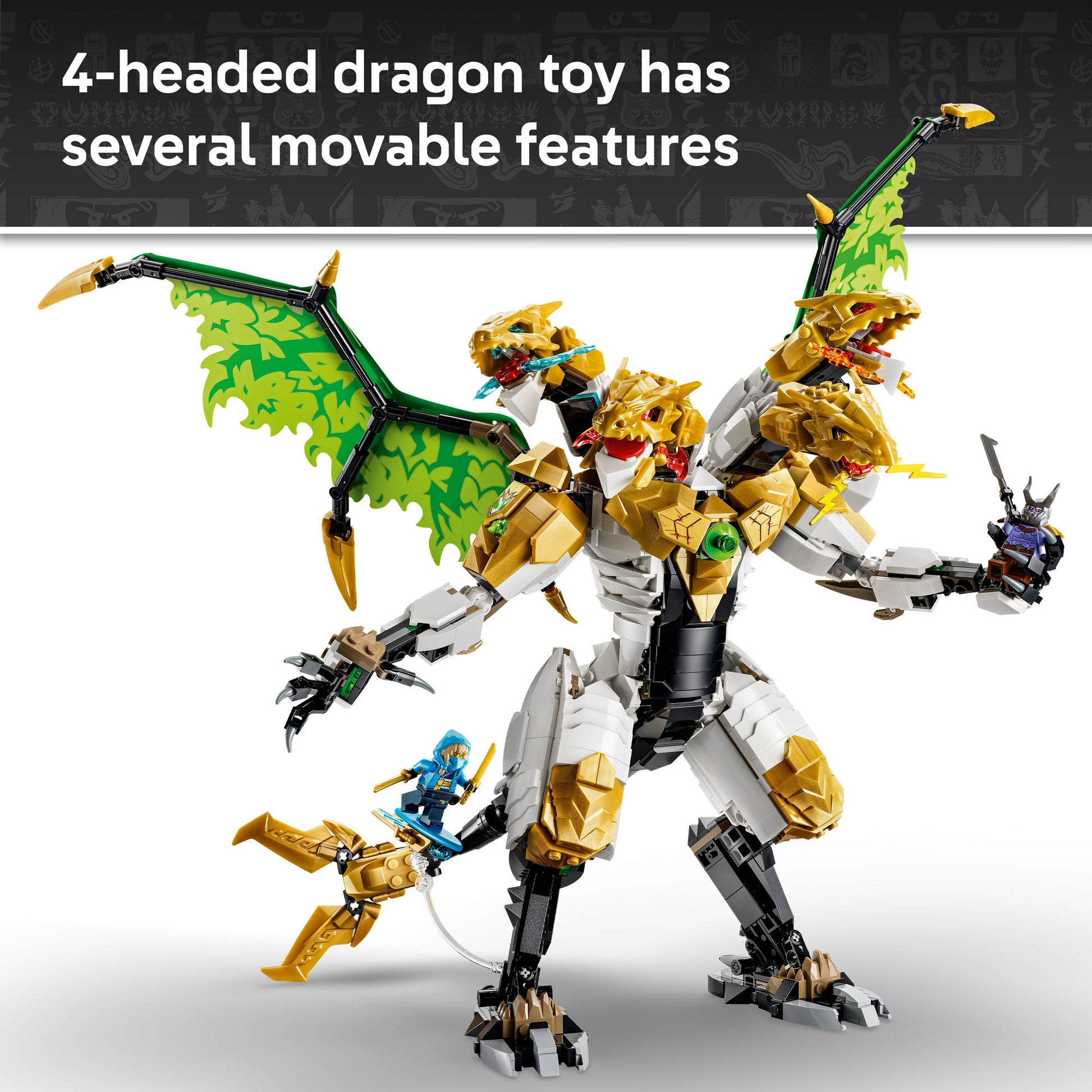 4-headed dragon in LEGO 71872 NINJAGO Ultra Dragon Battle Set