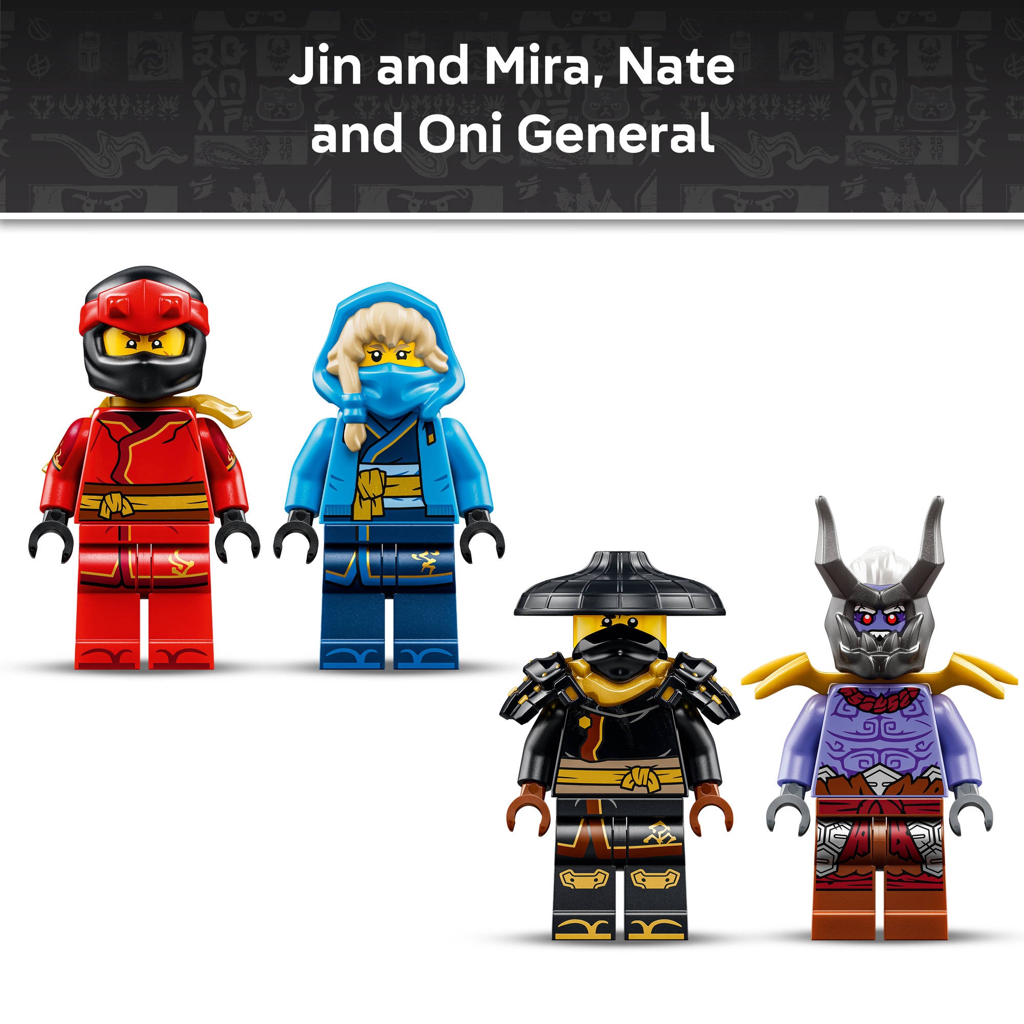 Minifigures in LEGO 71872 NINJAGO Ultra Dragon Battle Set