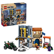 Assembled LEGO 75642 ONE PIECE Showdown with Captain Smoker set
