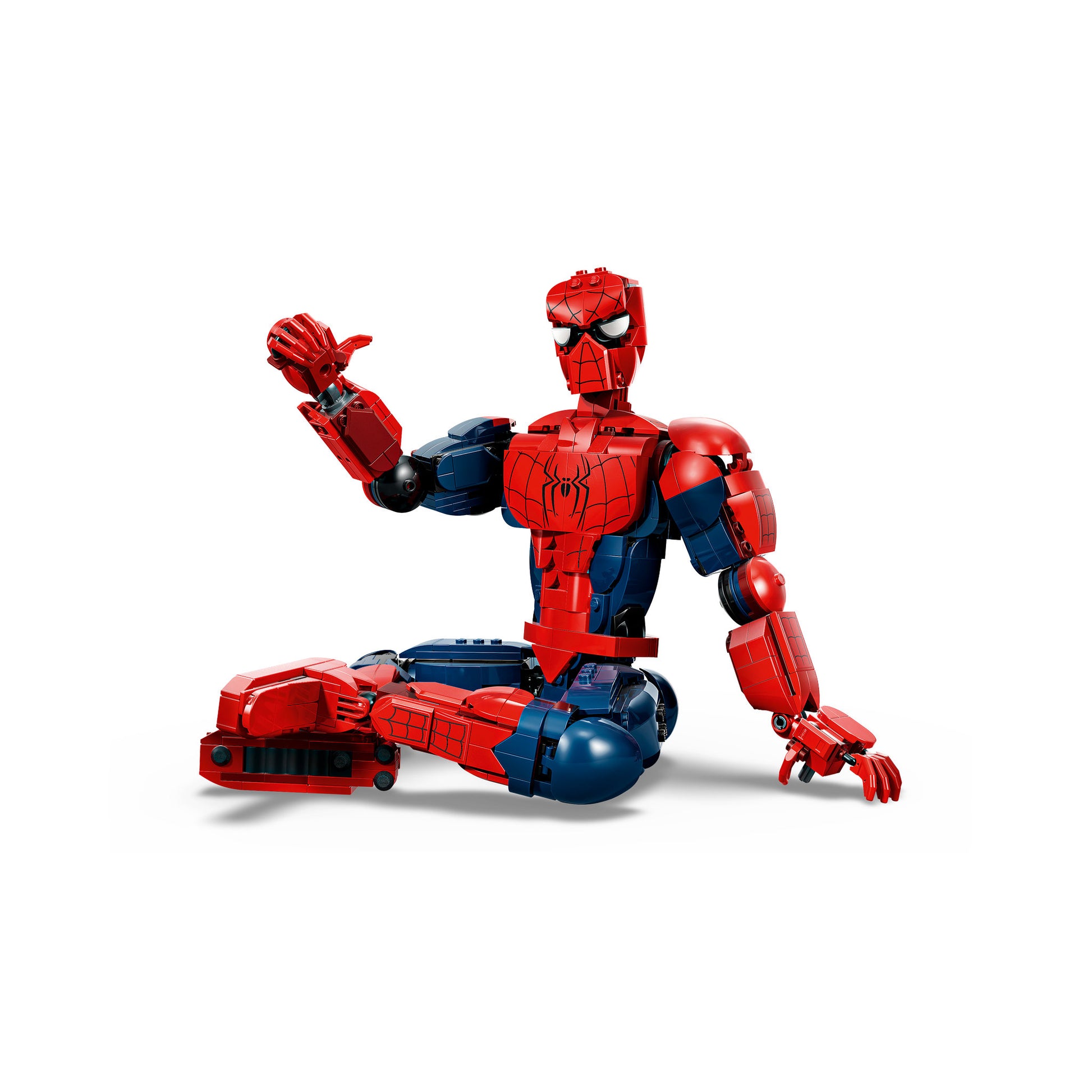 LEGO 76346 Marvel Spider-Man Hero Figure Set spiderman assembled in sitting position