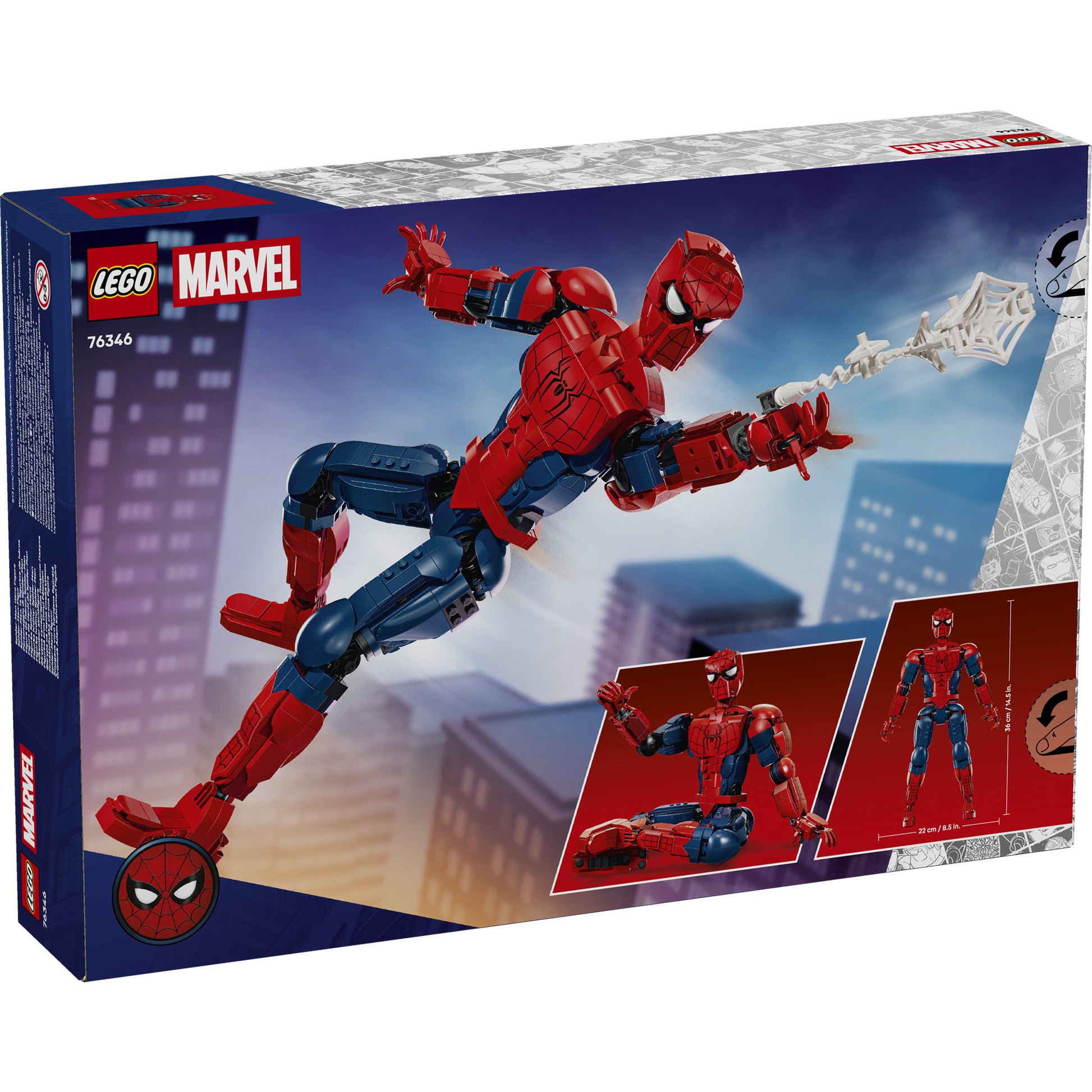 LEGO 76346 Marvel Spider-Man Hero Figure Set in packaging