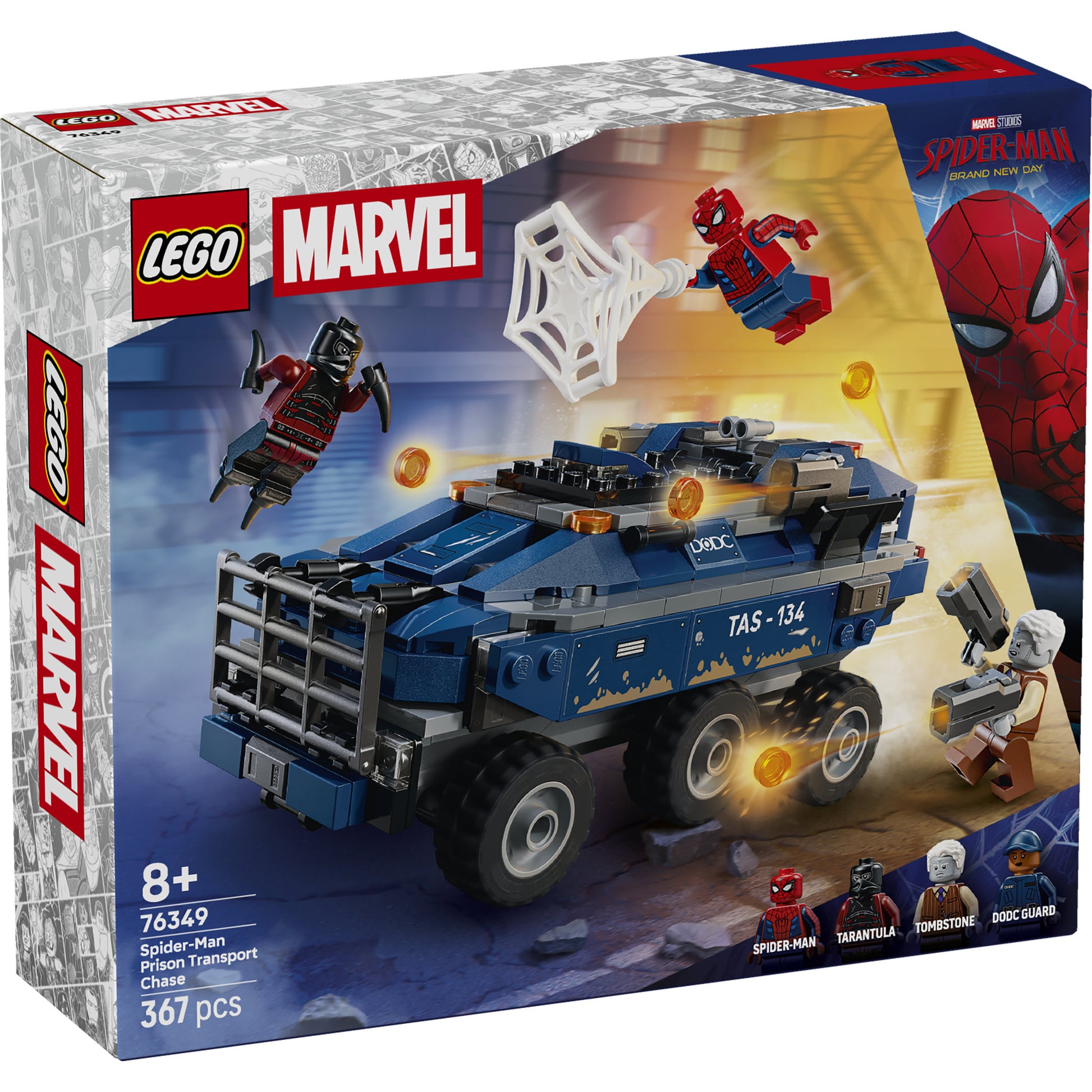 LEGO 76349 Super Heroes Prison Transport Chase Set in packaging