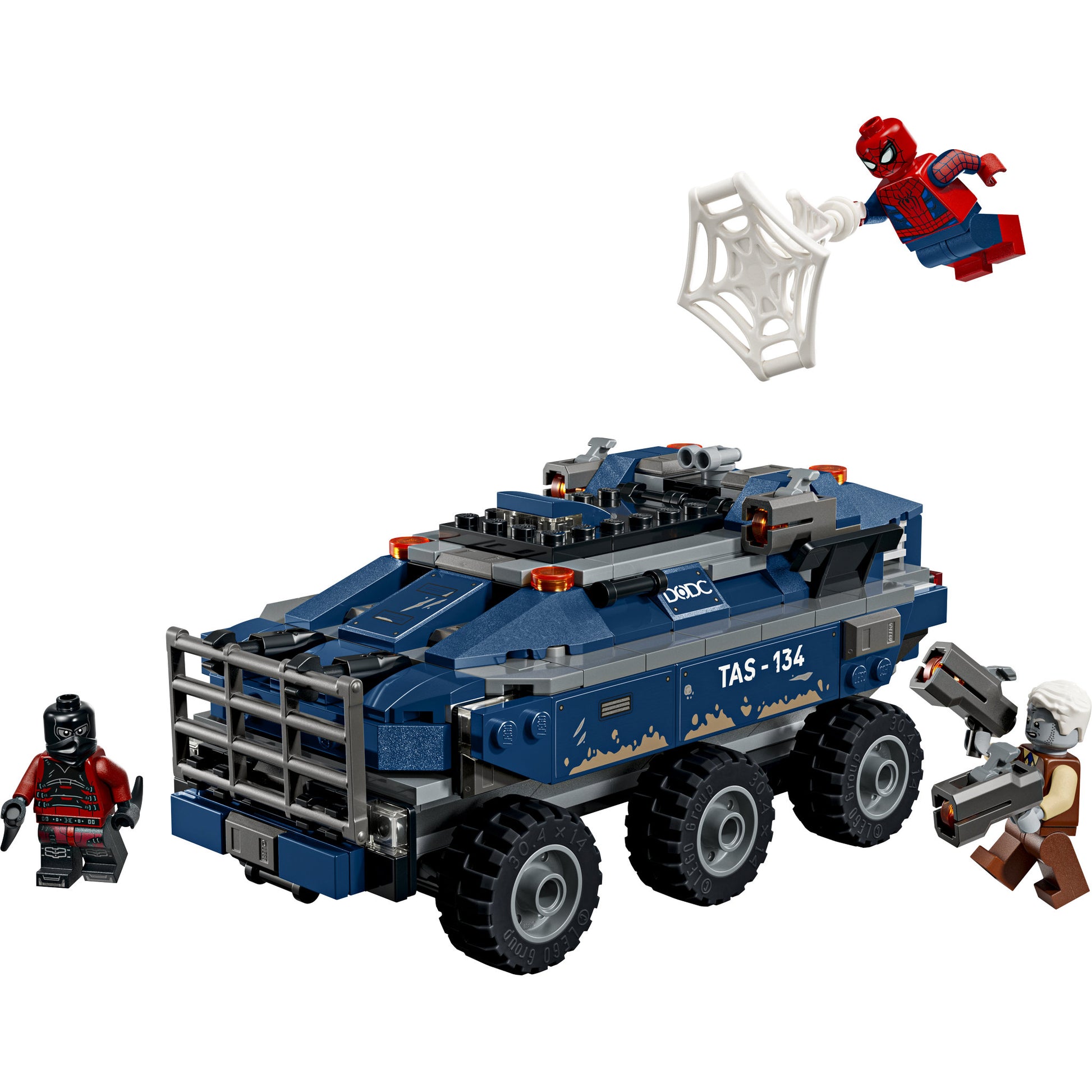 Assembled LEGO 76349 Super Heroes Prison Transport Chase Set
