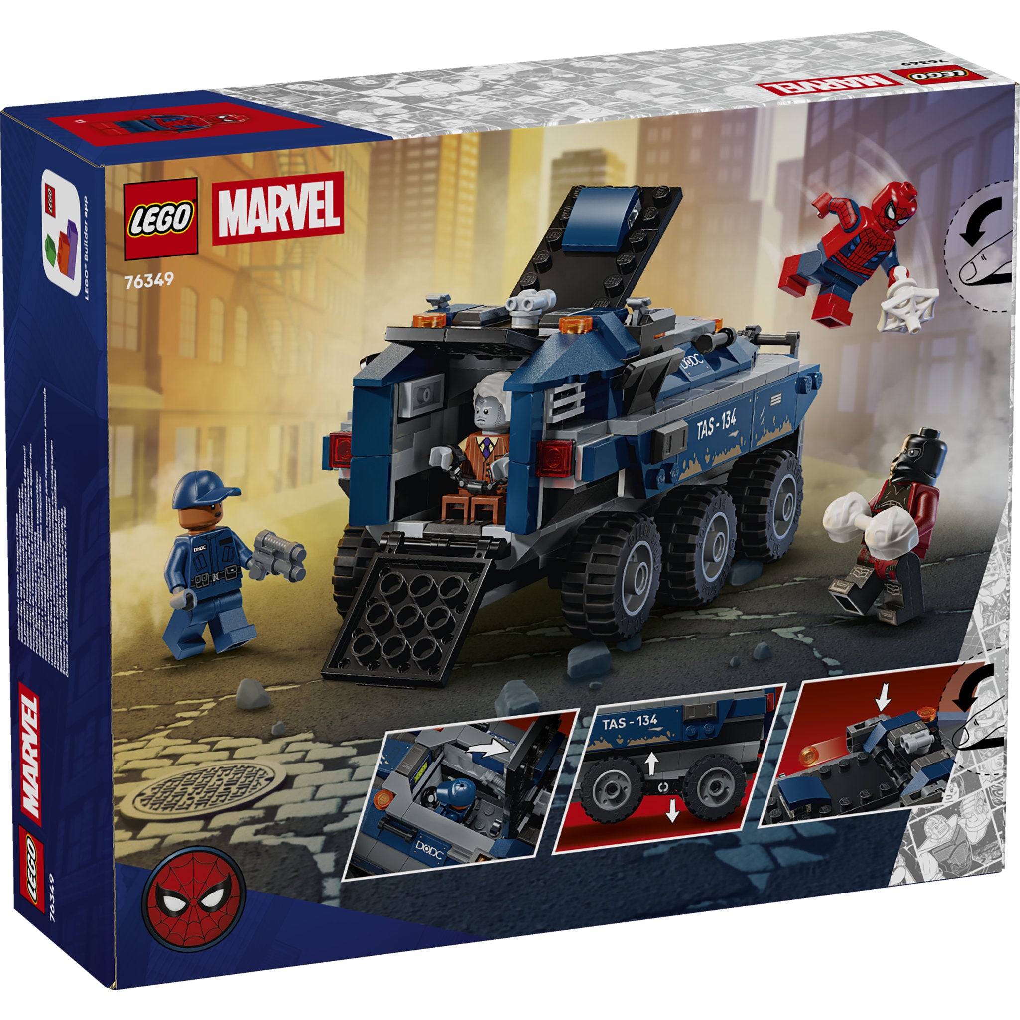LEGO 76349 Super Heroes Prison Transport Chase Set in packaging