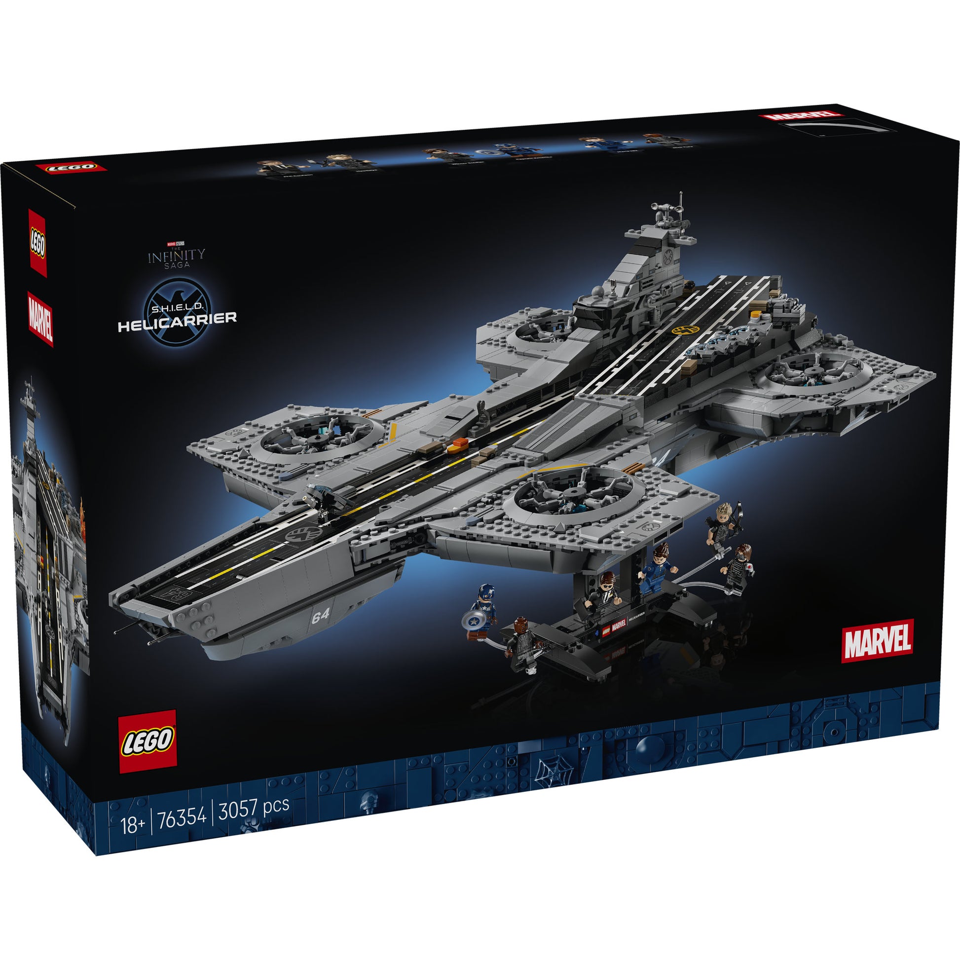 LEGO 76354 Super Heroes S.H.I.E.L.D Helicarrier in packaging
