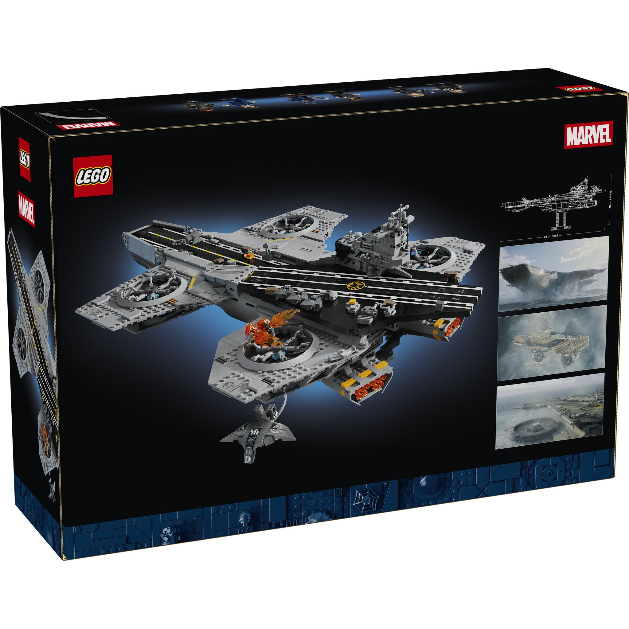 LEGO 76354 Super Heroes S.H.I.E.L.D Helicarrier in packaging
