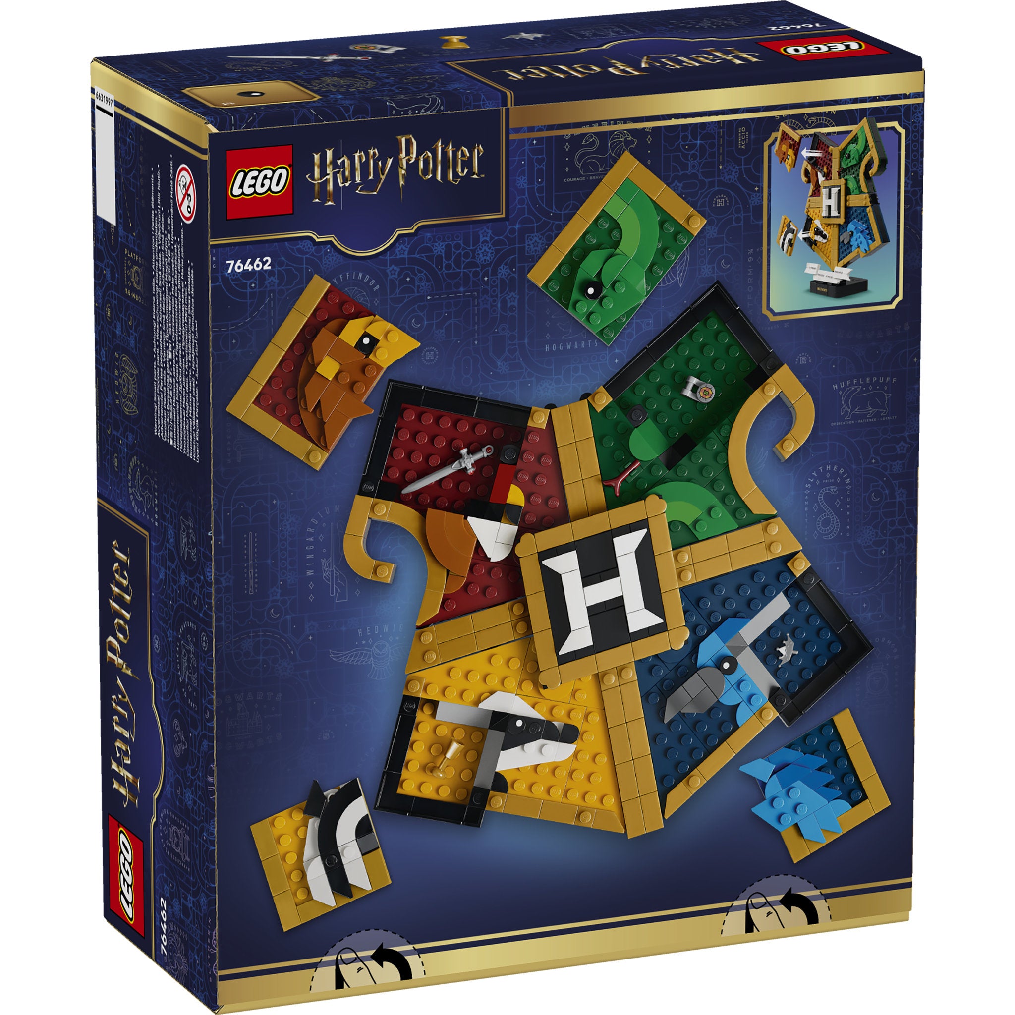 LEGO 76462 Harry Potter Hogwarts House Crest in packaging